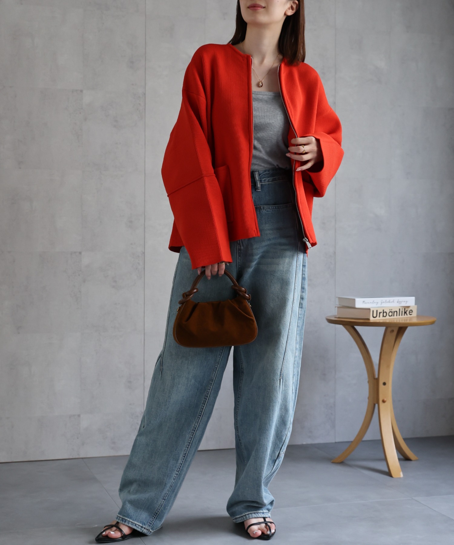 model:162cm 着用サイズ：F