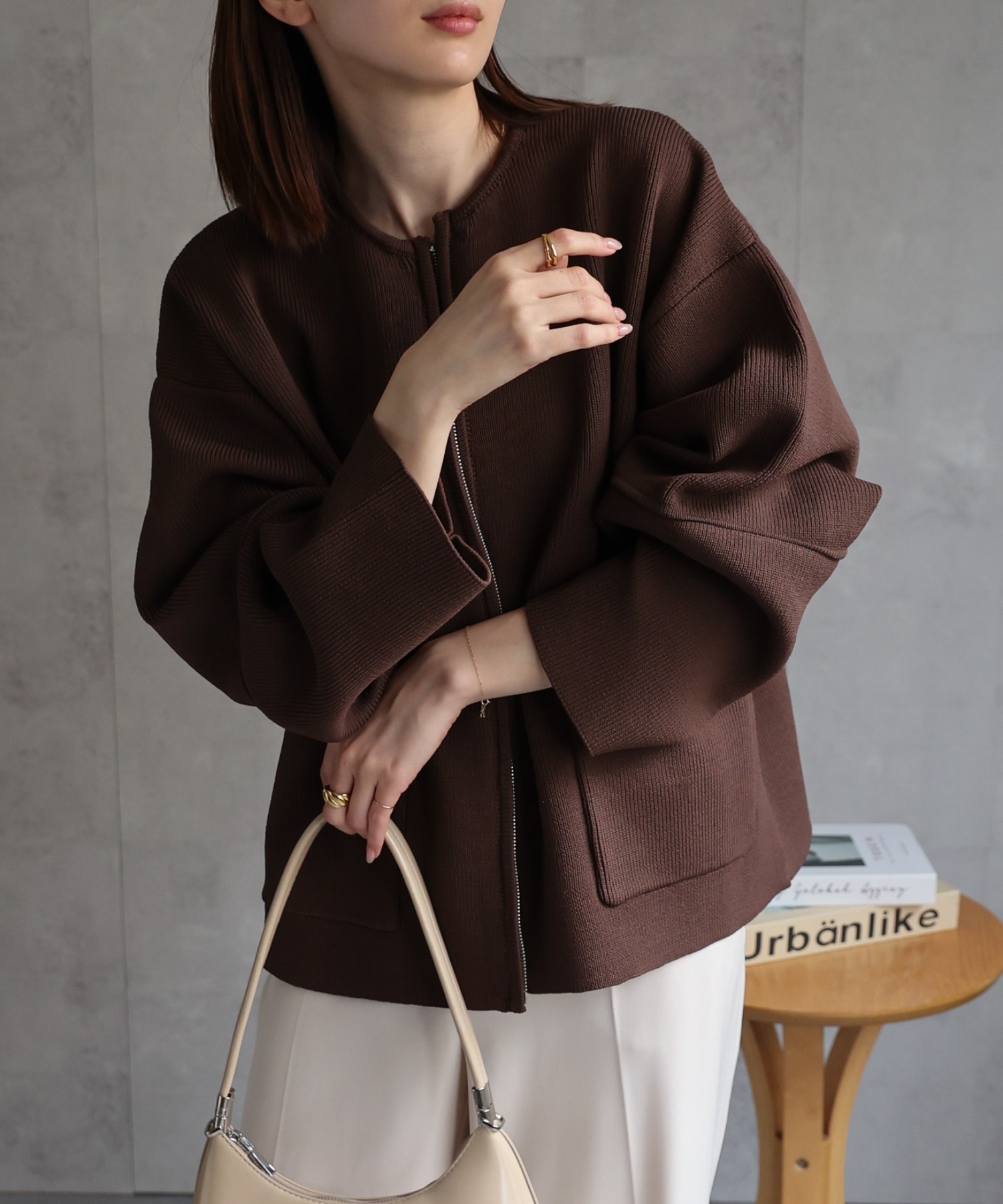 model:162cm 着用サイズ：F