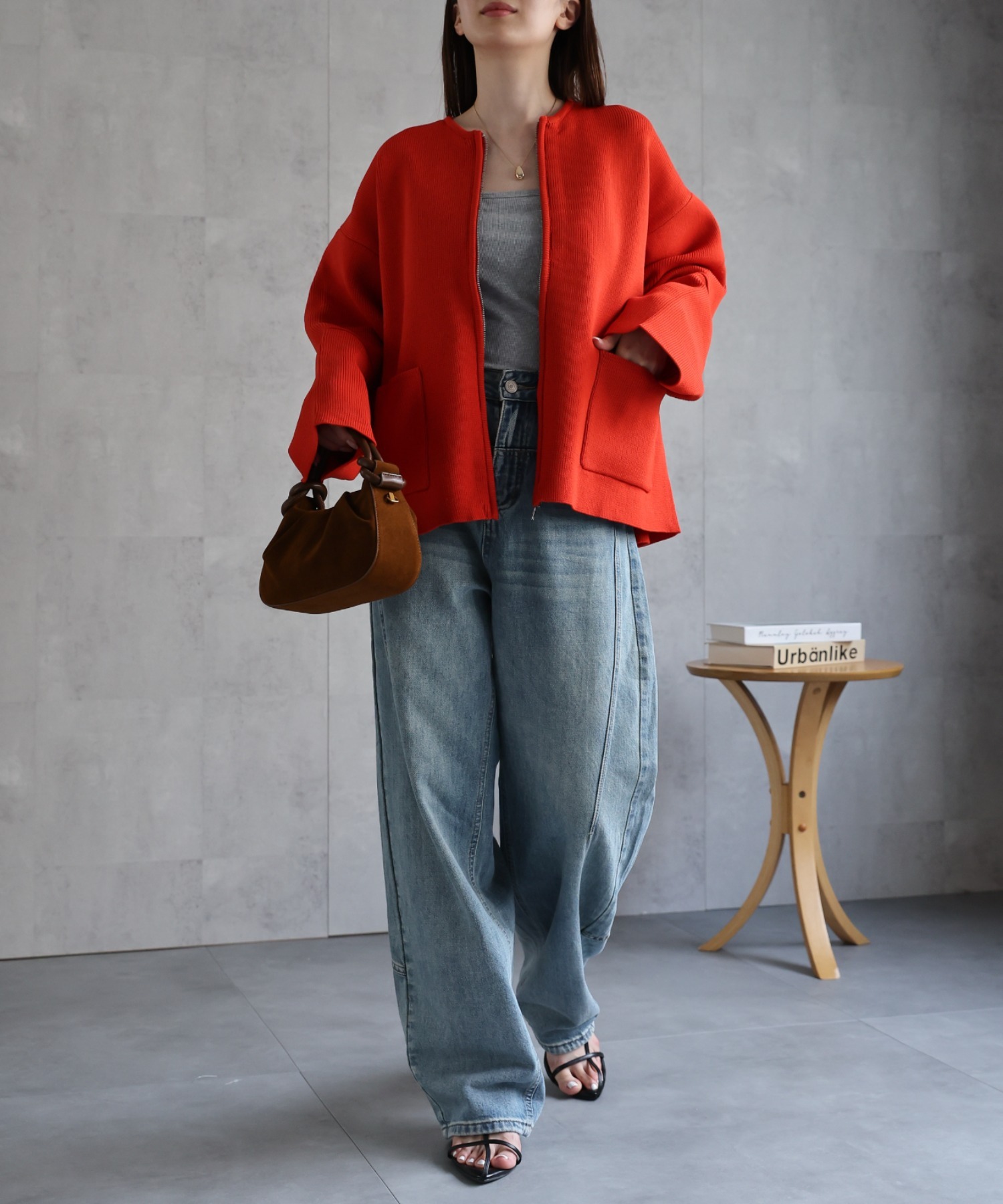 model:162cm 着用サイズ：F
