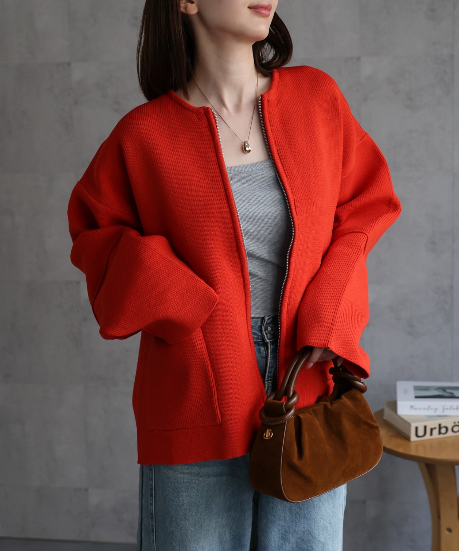model:162cm 着用サイズ：F