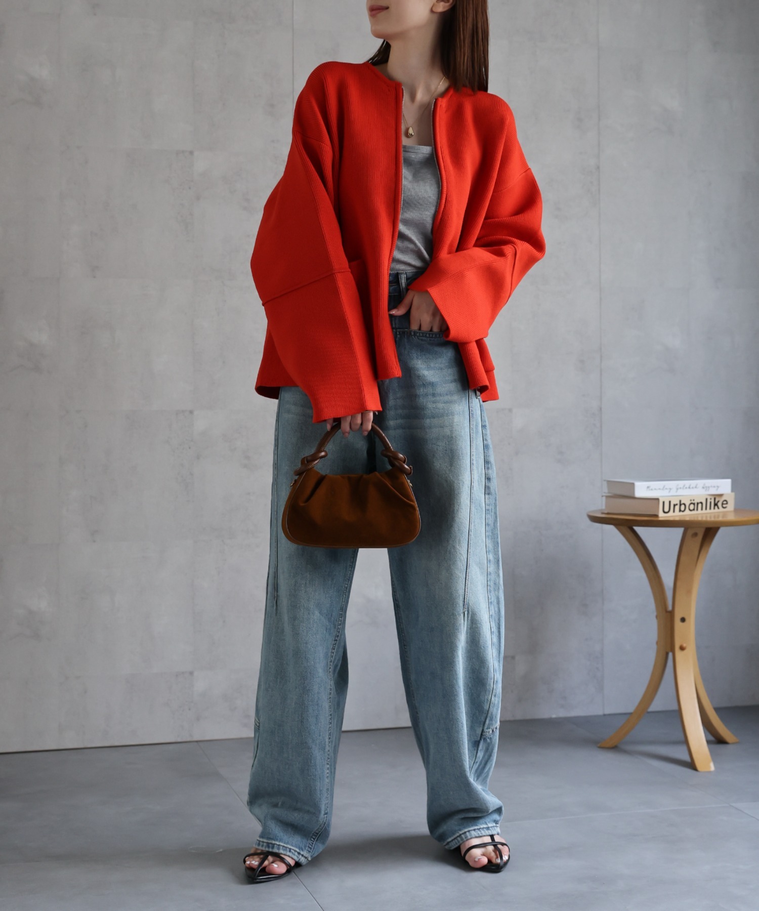 model:162cm 着用サイズ：F