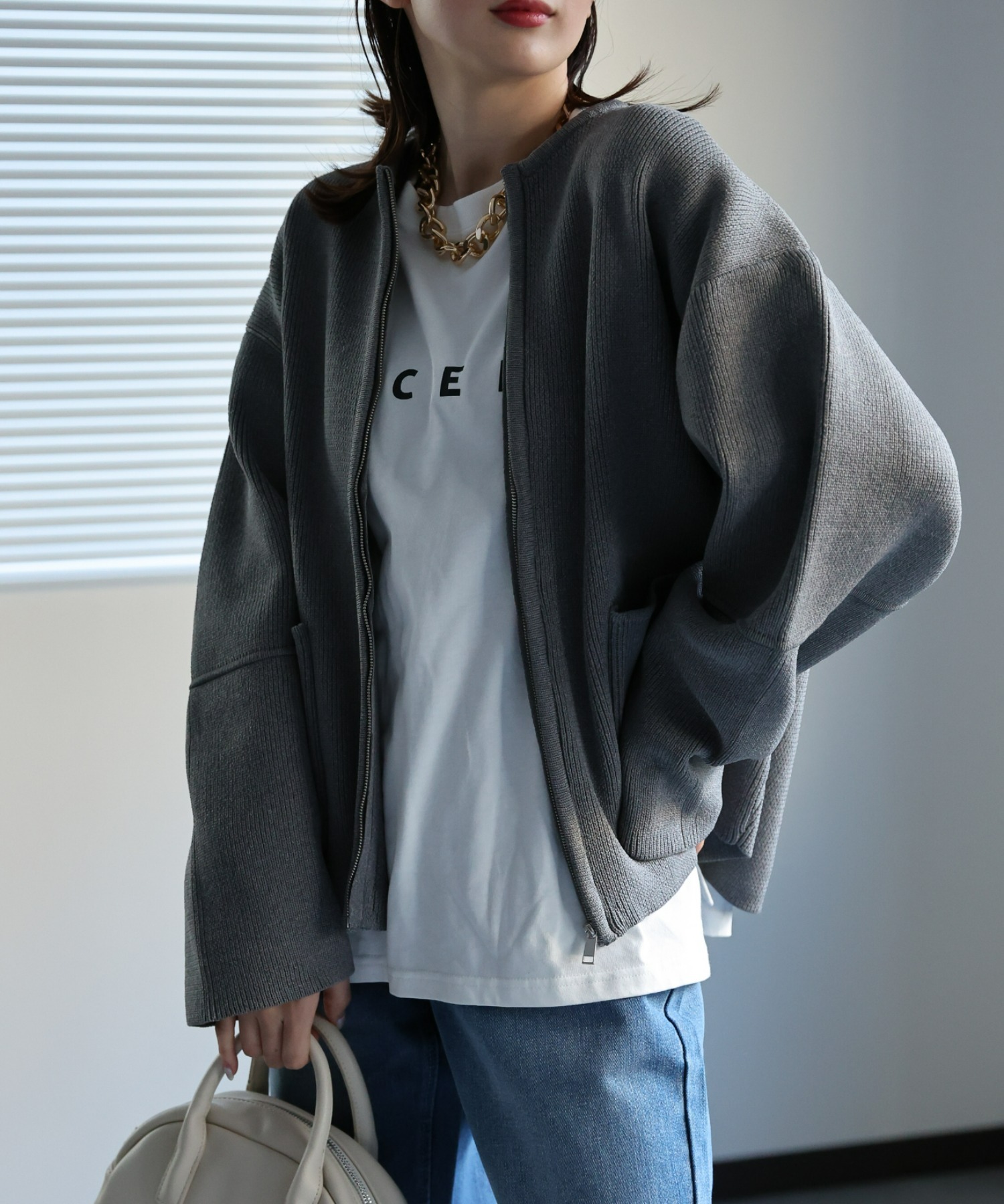 model:162cm 着用サイズ：F