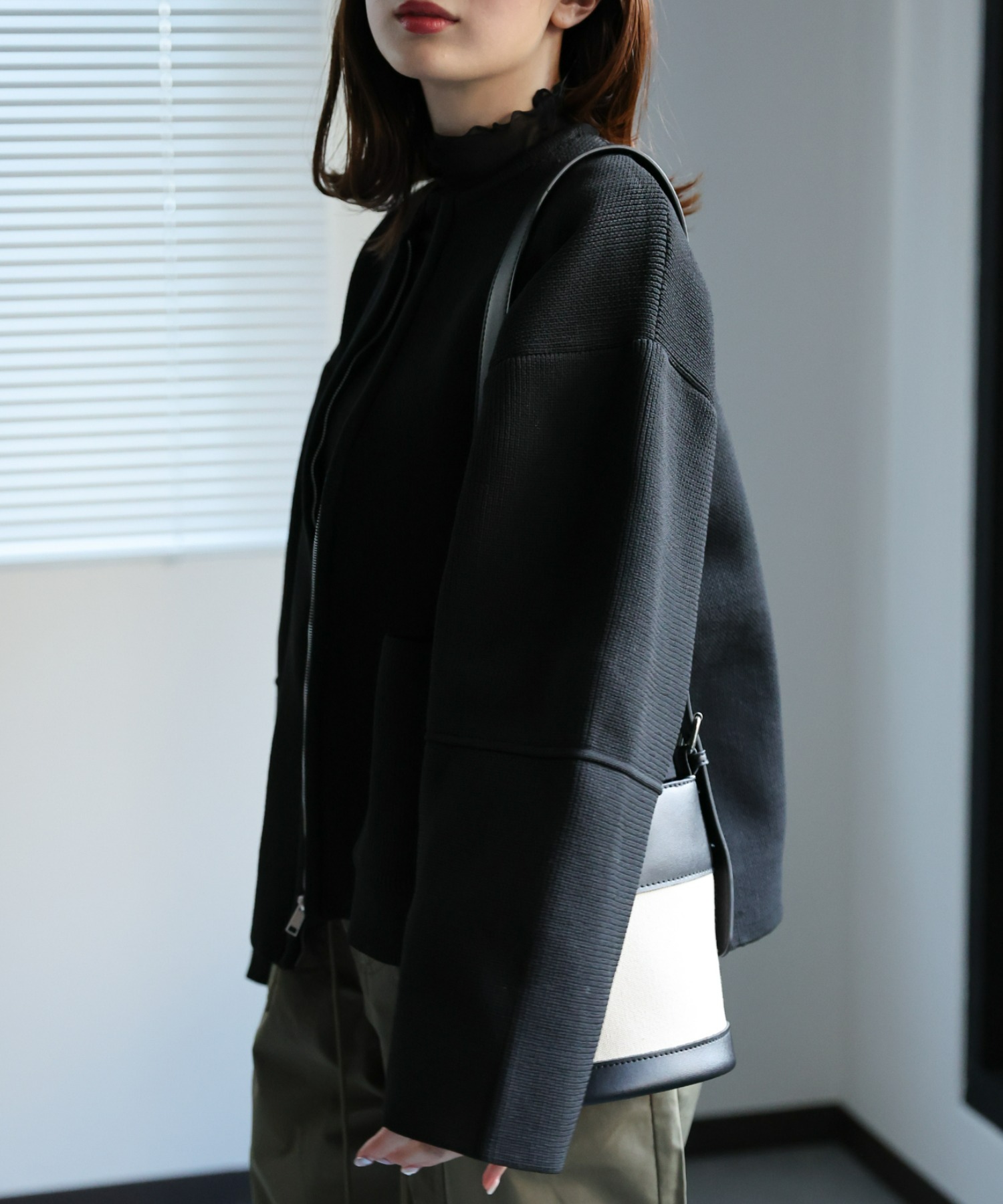 model:162cm 着用サイズ：F