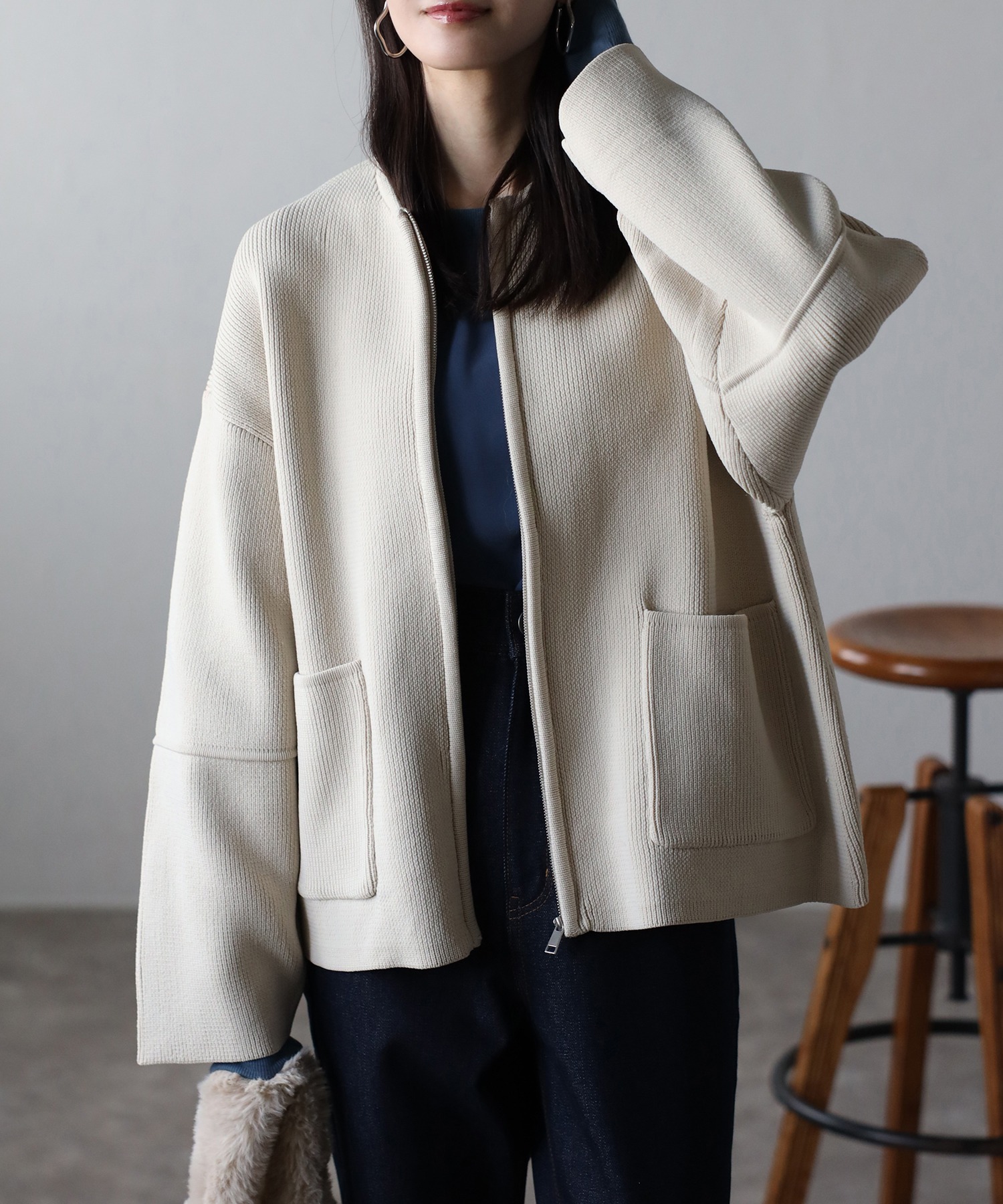 model:162cm 着用サイズ：F