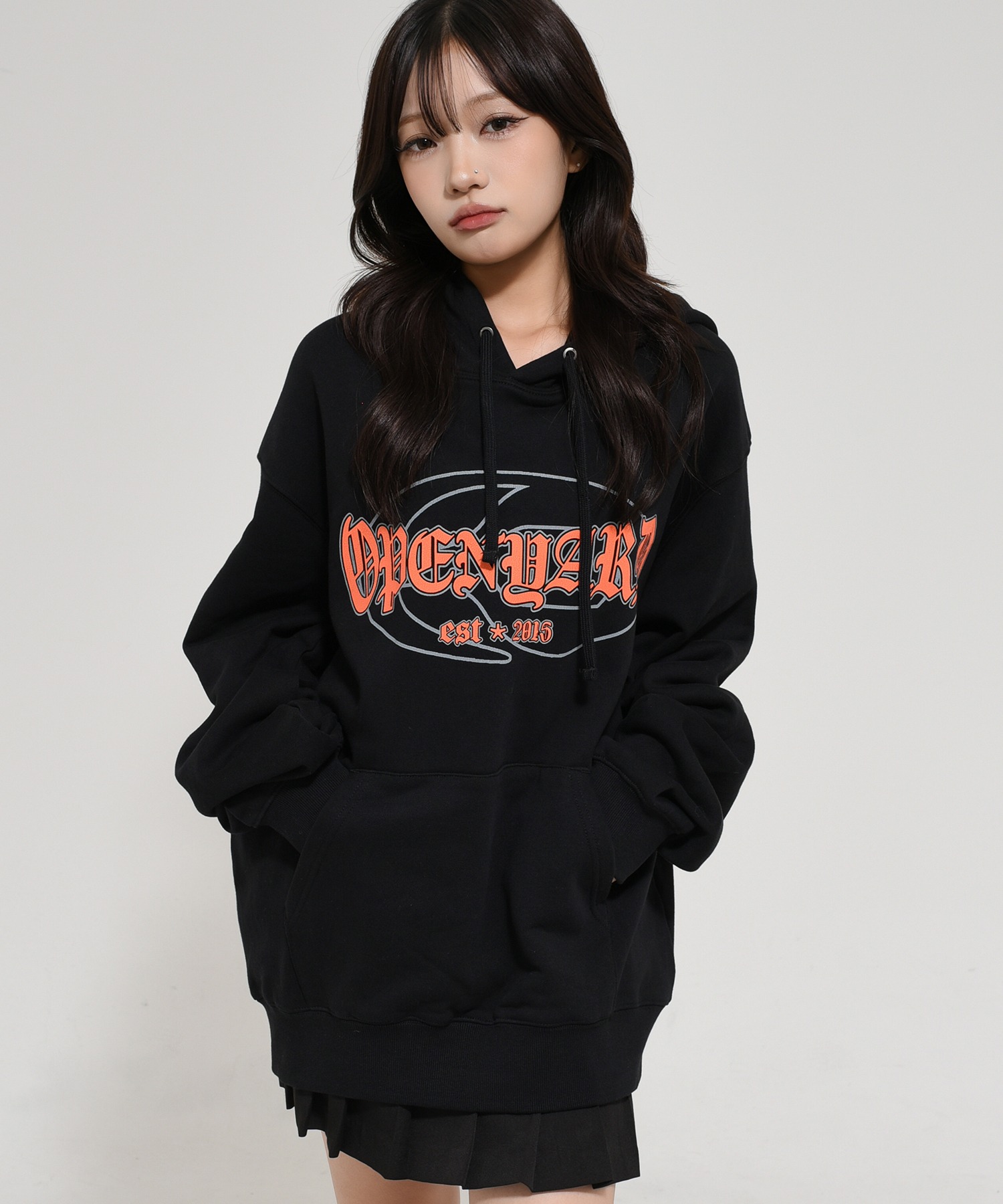 OY/オーワイ』 CRACKED LOGO HOODIE/ひび割れ ロゴパーカー OY│A'GEM