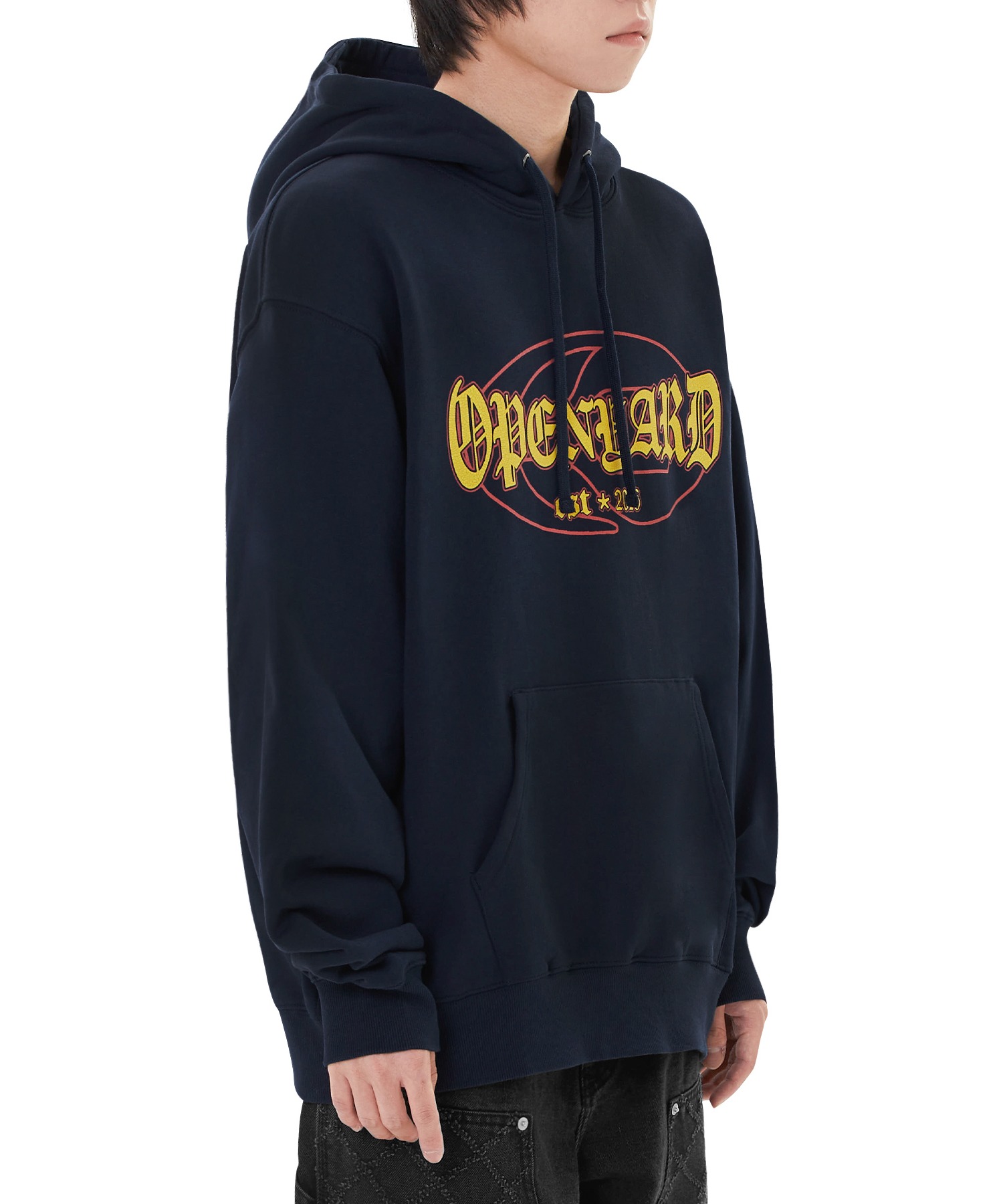 OY/オーワイ』 CRACKED LOGO HOODIE/ひび割れ ロゴパーカー OY│A'GEM