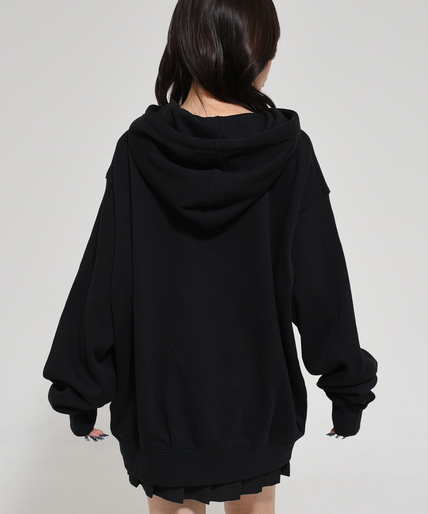 OY パーカー 黒 OY/オーワイ』 CRACKED LOGO HOODIE/ひび割れ ロゴパーカー OY│A'GEM