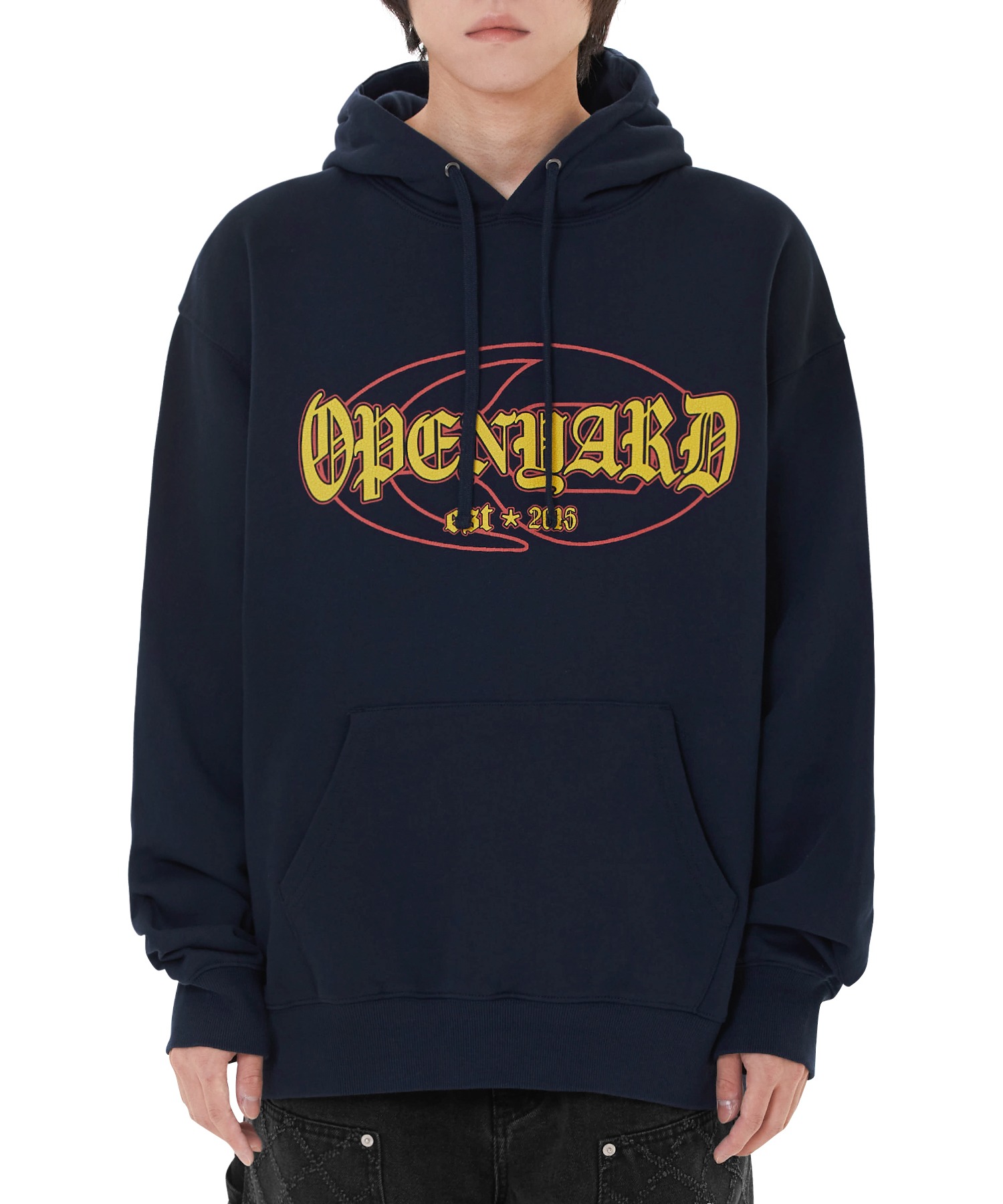 OY/オーワイ』 CRACKED LOGO HOODIE/ひび割れ ロゴパーカー OY│A'GEM
