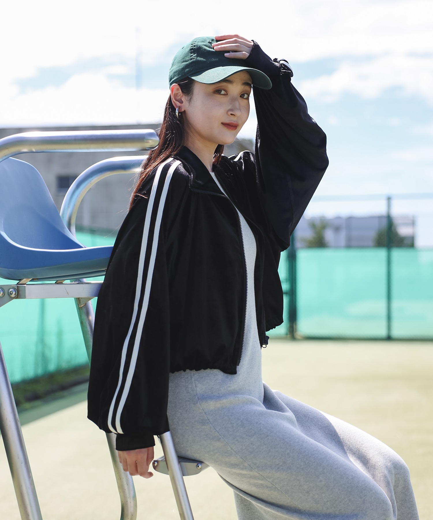 model：H168 着用サイズ：FREE
