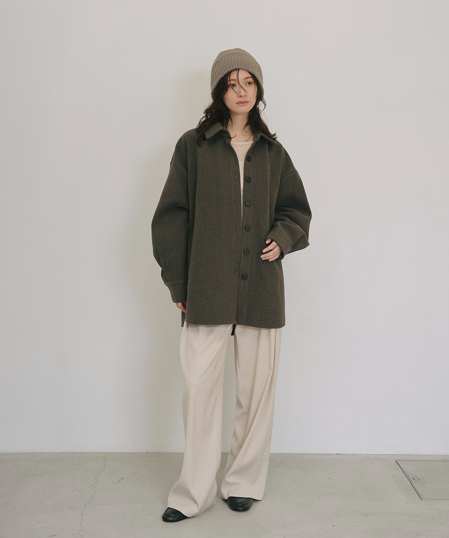 model：H166　着用サイズ：F