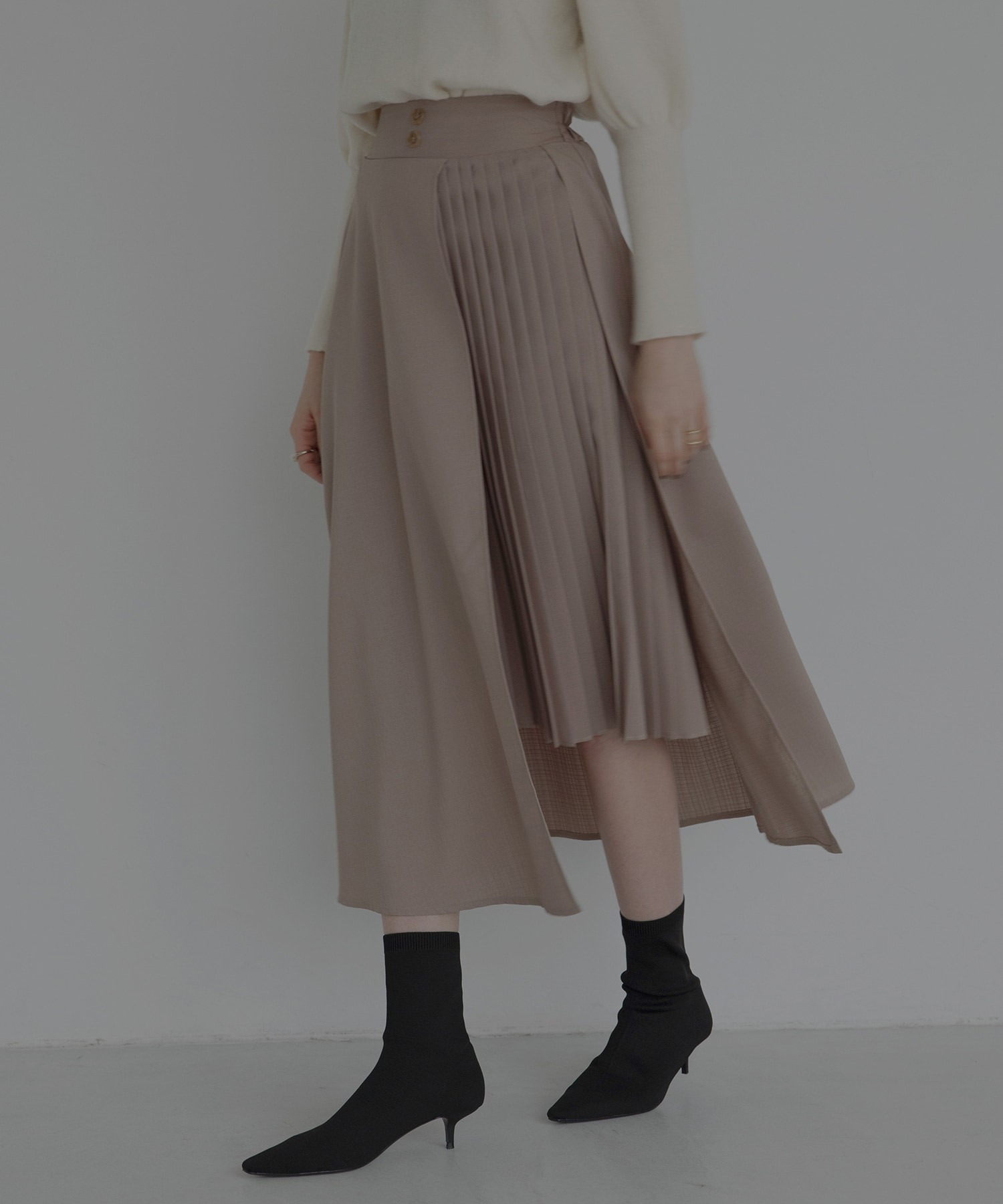 MIELI INVARIANTBritish メーカー直送 Wrapping Skirt 最大61%OFFクーポン