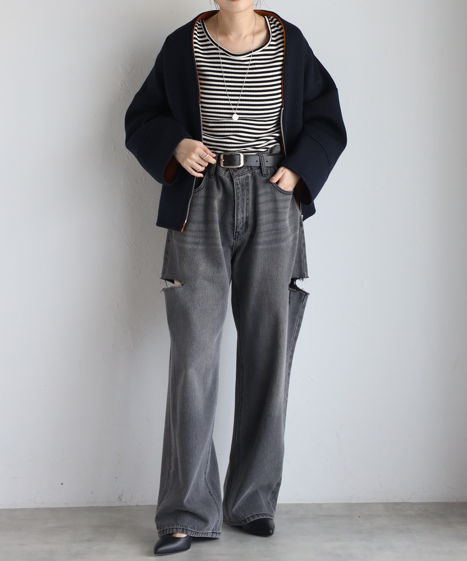 model:H158 着用サイズ:M