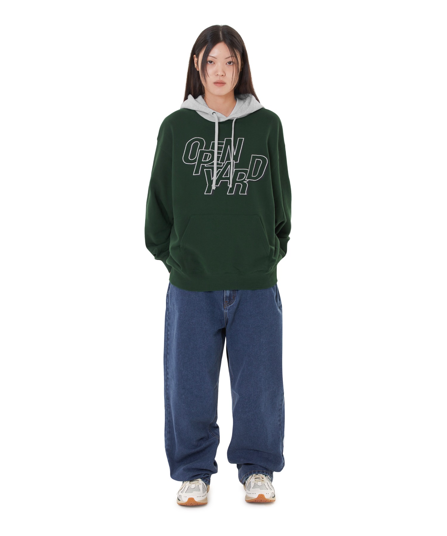OY/オーワイ』 CONTRAST LOGO HOODIE/コントラスト ロゴパーカー