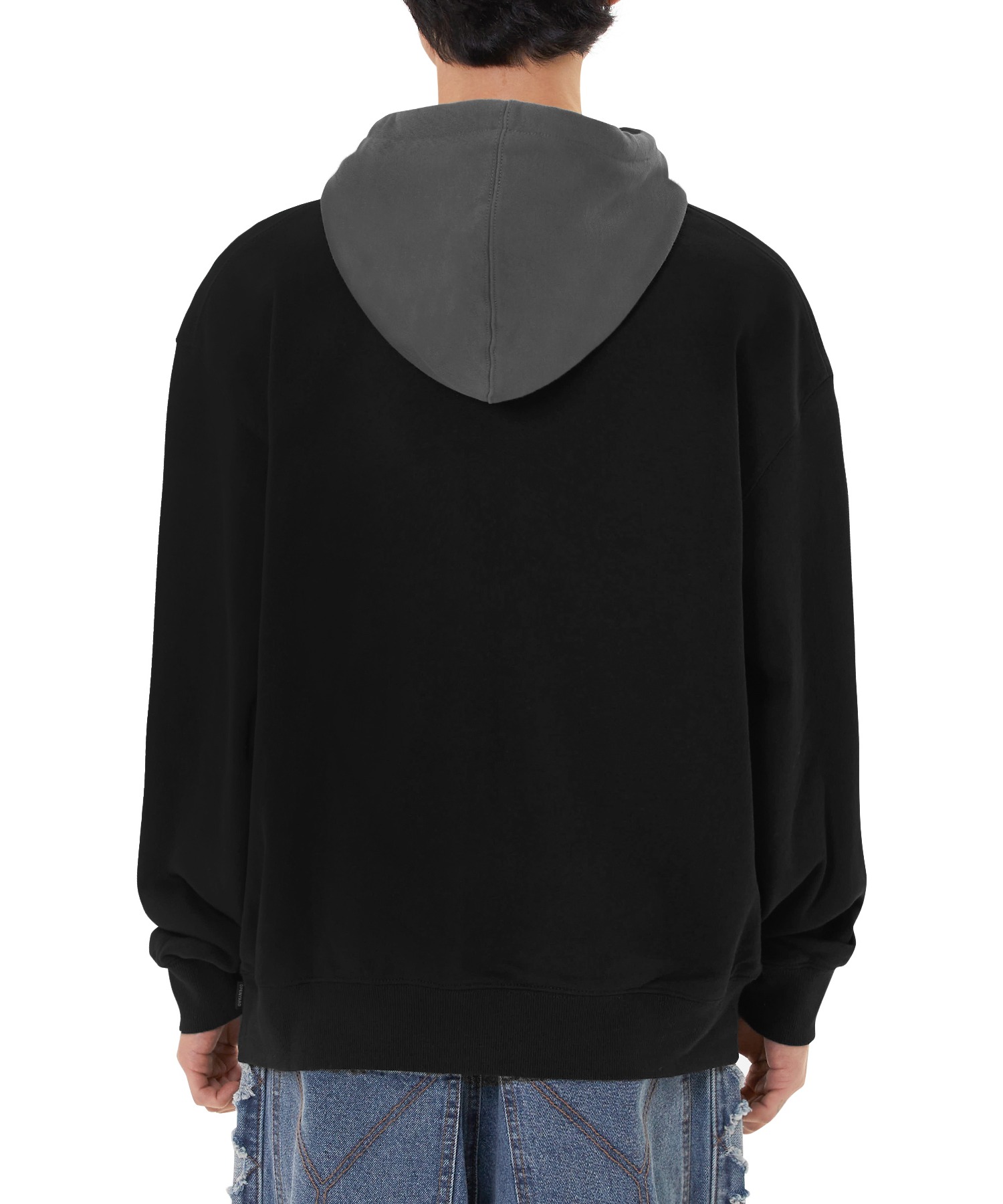 ソウルコン パーカー お値下げ中 A'GEM/9 × .kom『ACOVER/オコボ』Side Line Raglan Hoodie