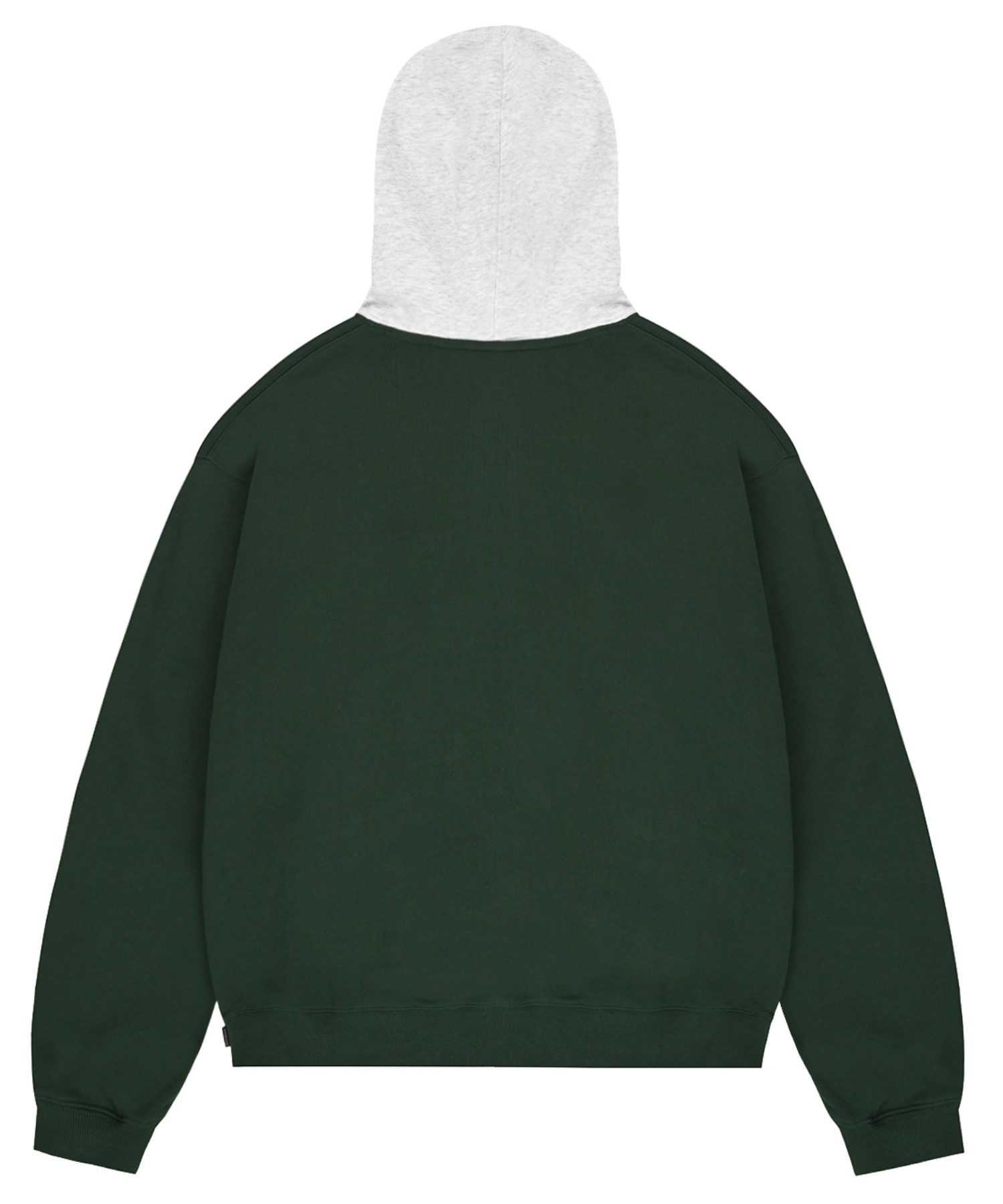 ★OY★L.S HOODIE-BLACK/WHITE★正規品/韓国直送料込/人気 OY オーワイ レイヤードデザインプルオーバーパーカー L.S