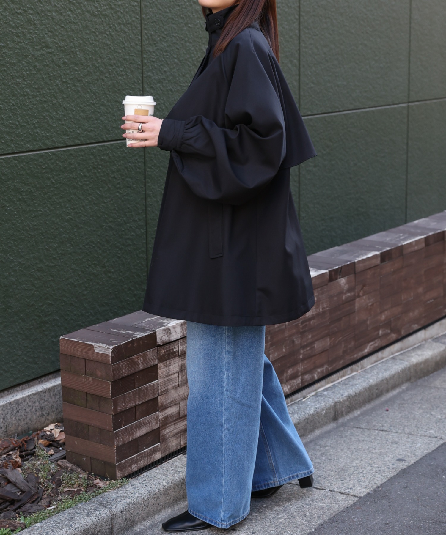 model：162cm 着用サイズ：F