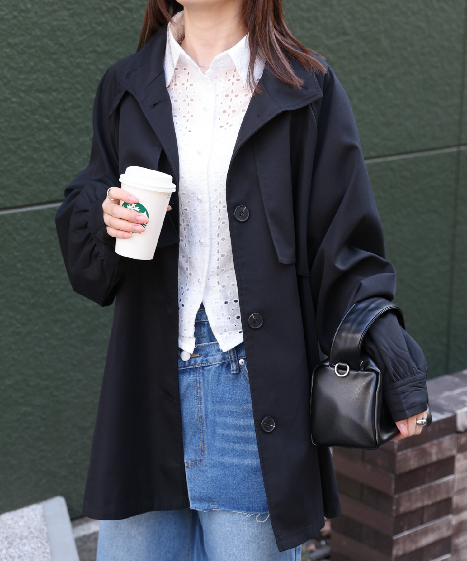 model：162cm 着用サイズ：F