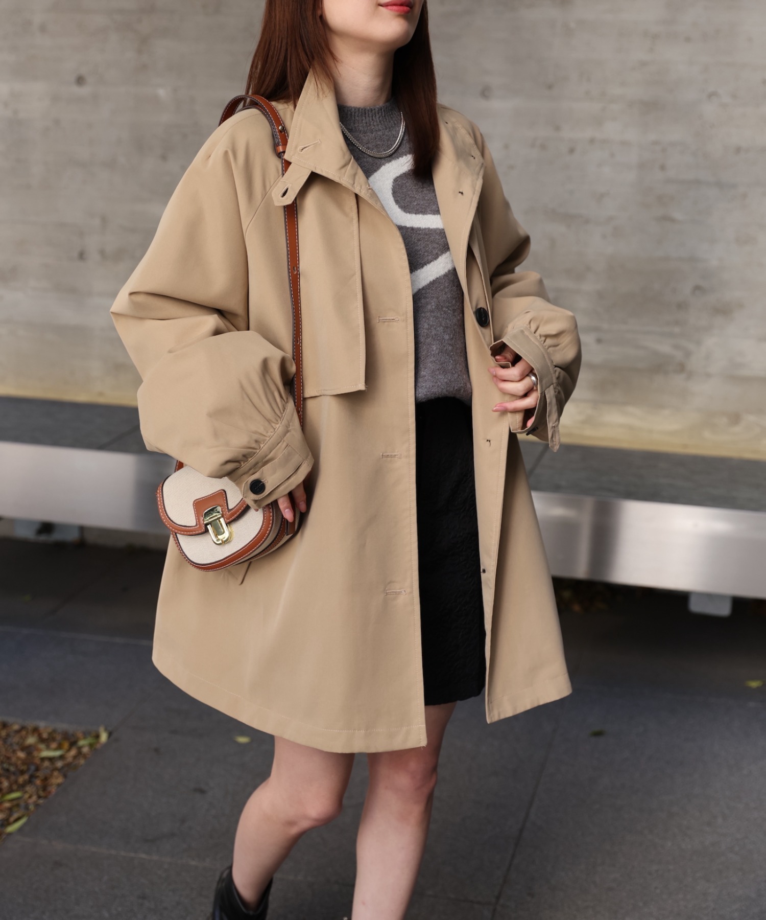 model：162cm 着用サイズ：F