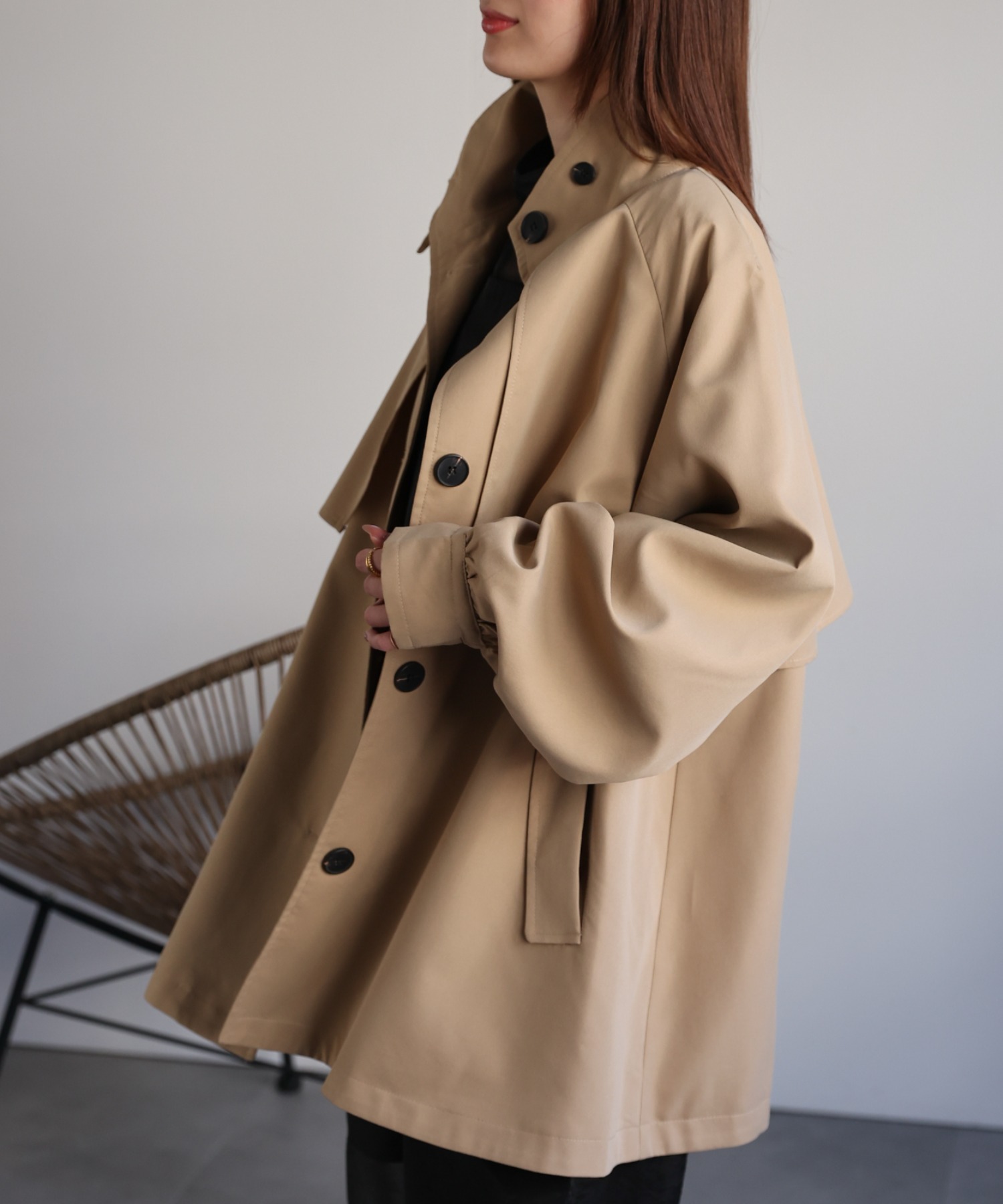 model：162cm 着用サイズ：F