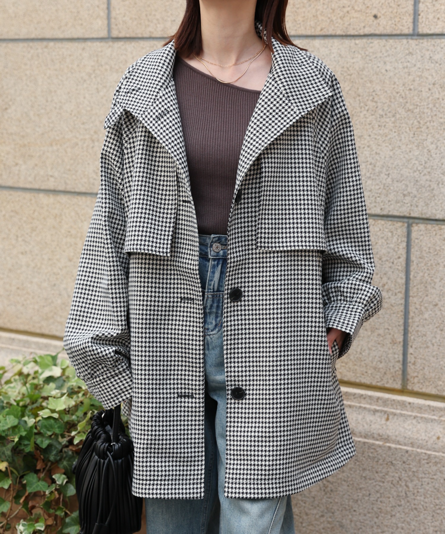 model：162cm 着用サイズ：F