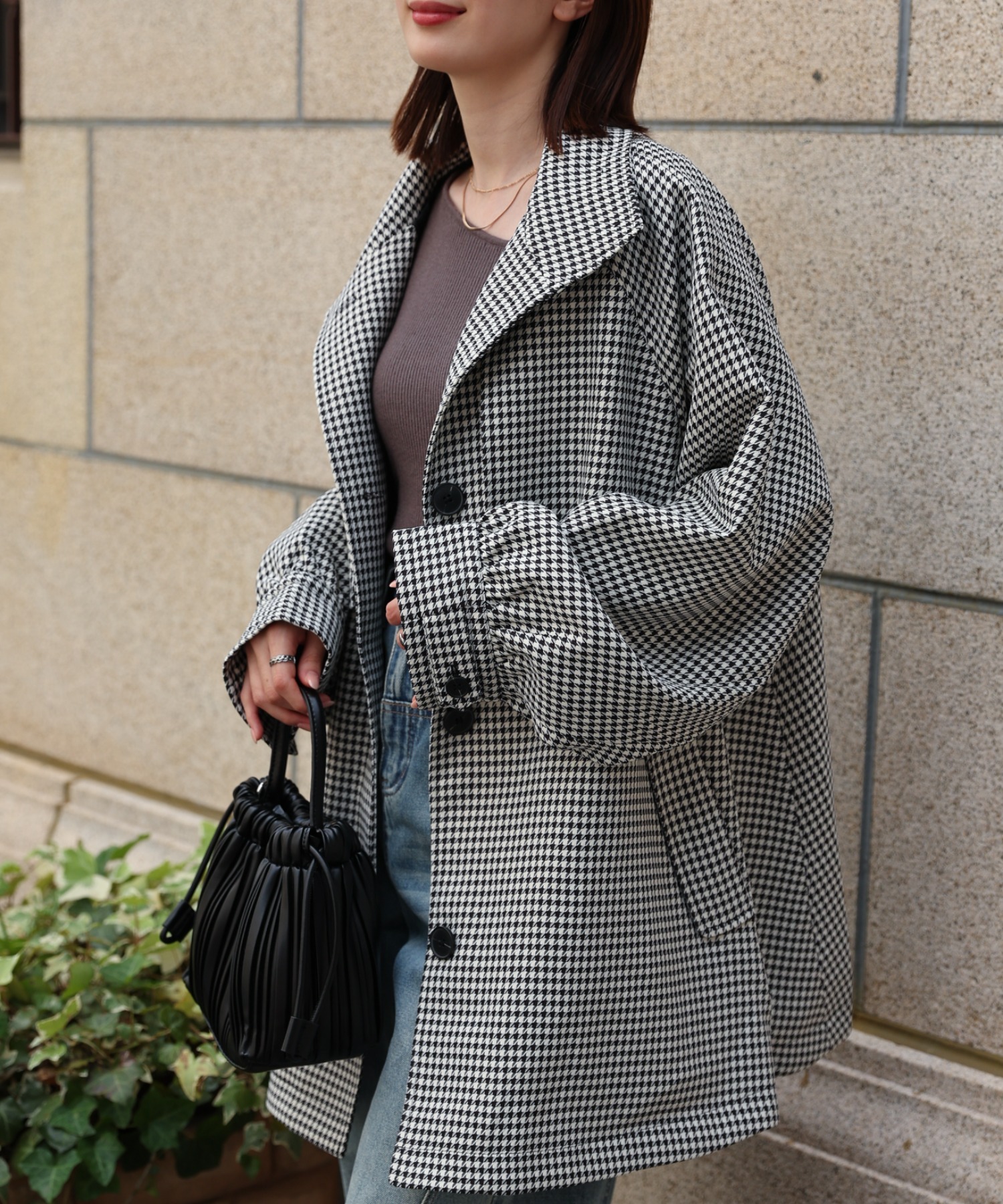 model：162cm 着用サイズ：F