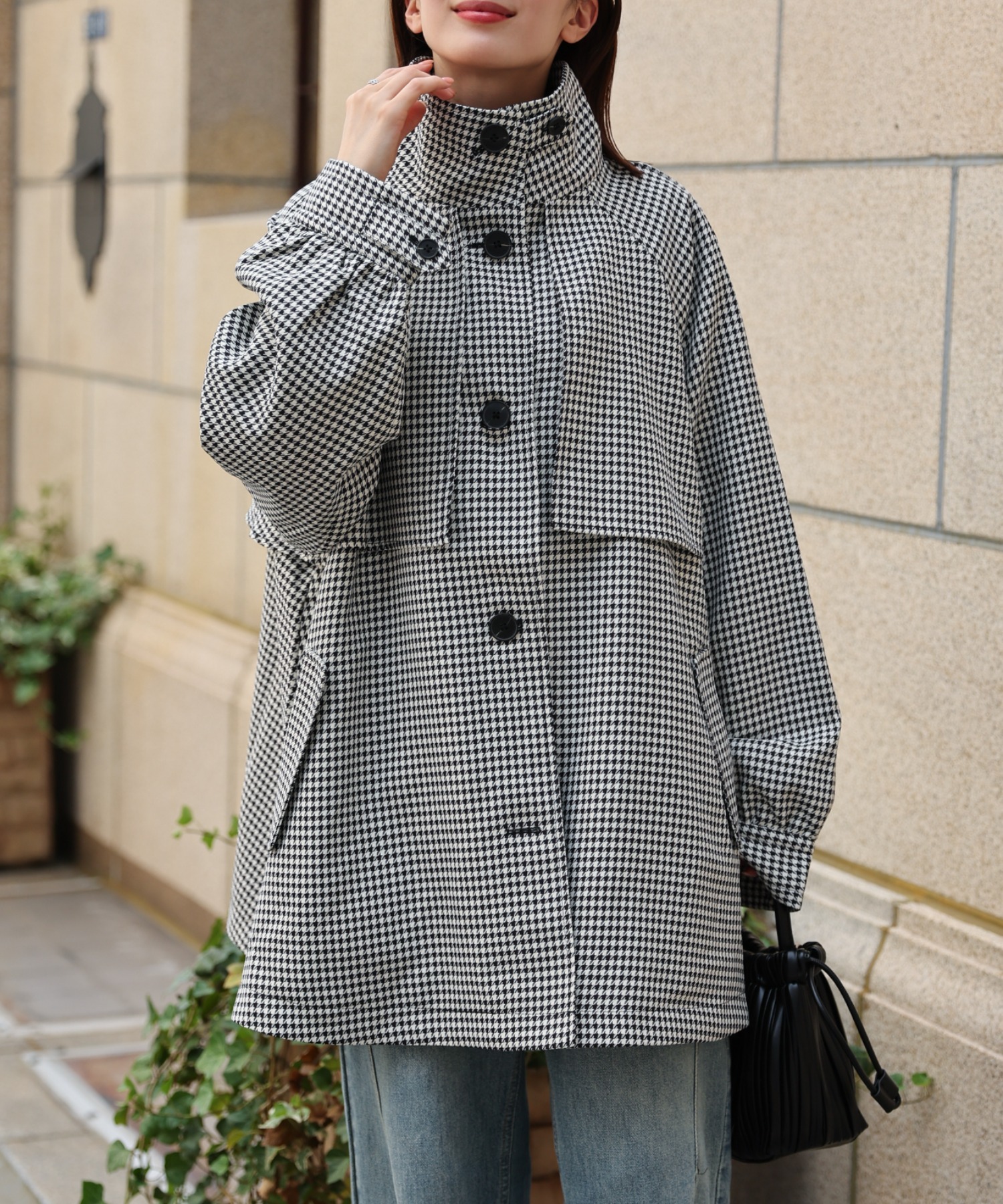 model：162cm 着用サイズ：F