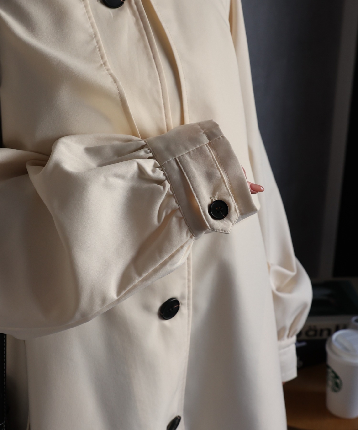 model：162cm 着用サイズ：F