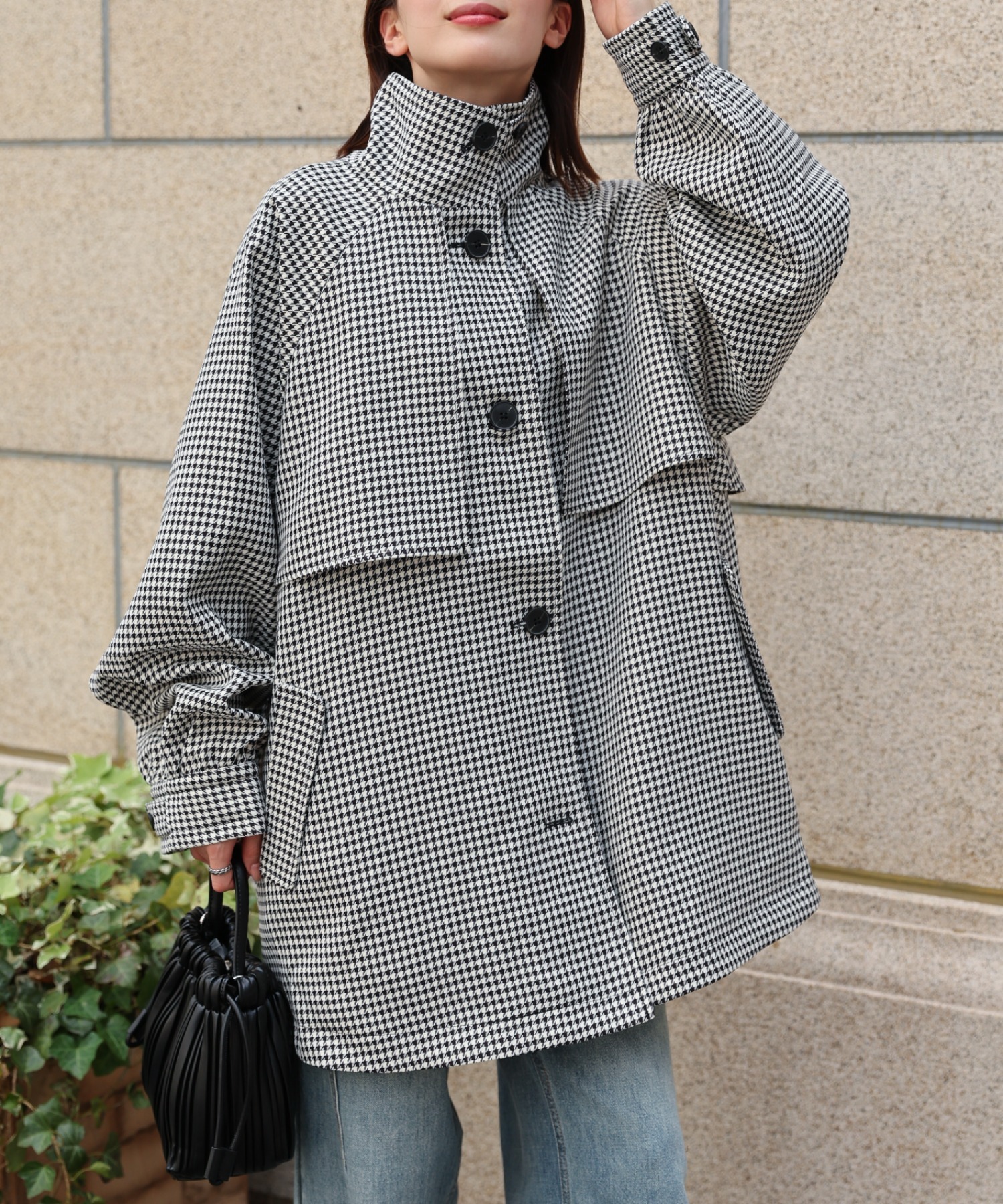 model：162cm 着用サイズ：F