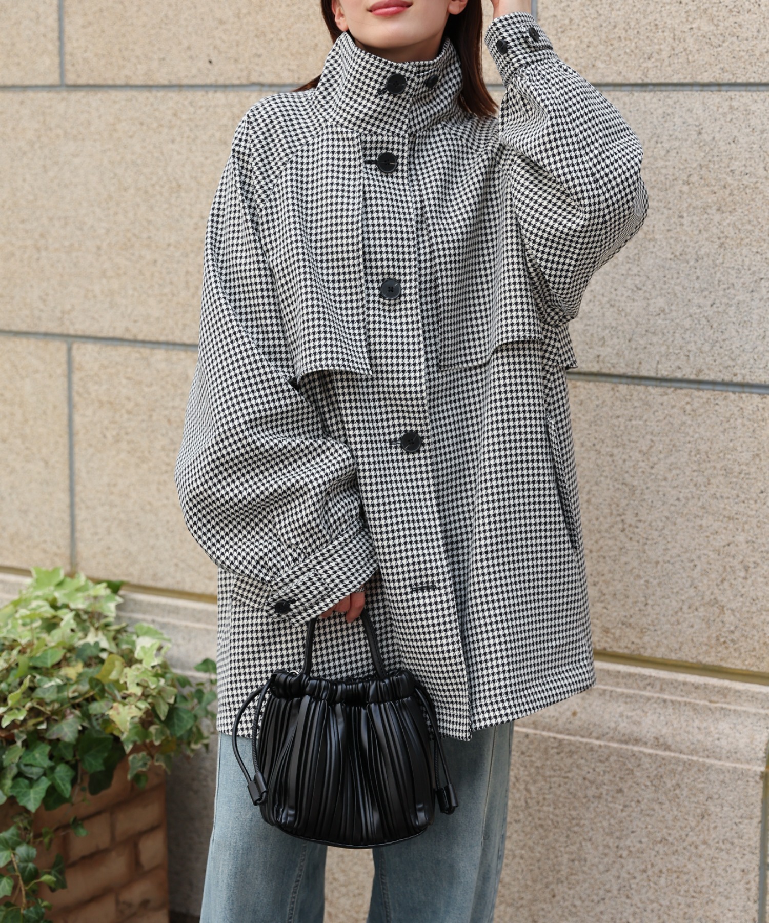 model：162cm 着用サイズ：F