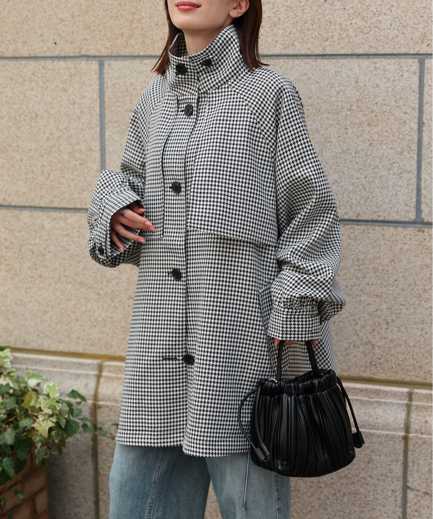 model：162cm 着用サイズ：F