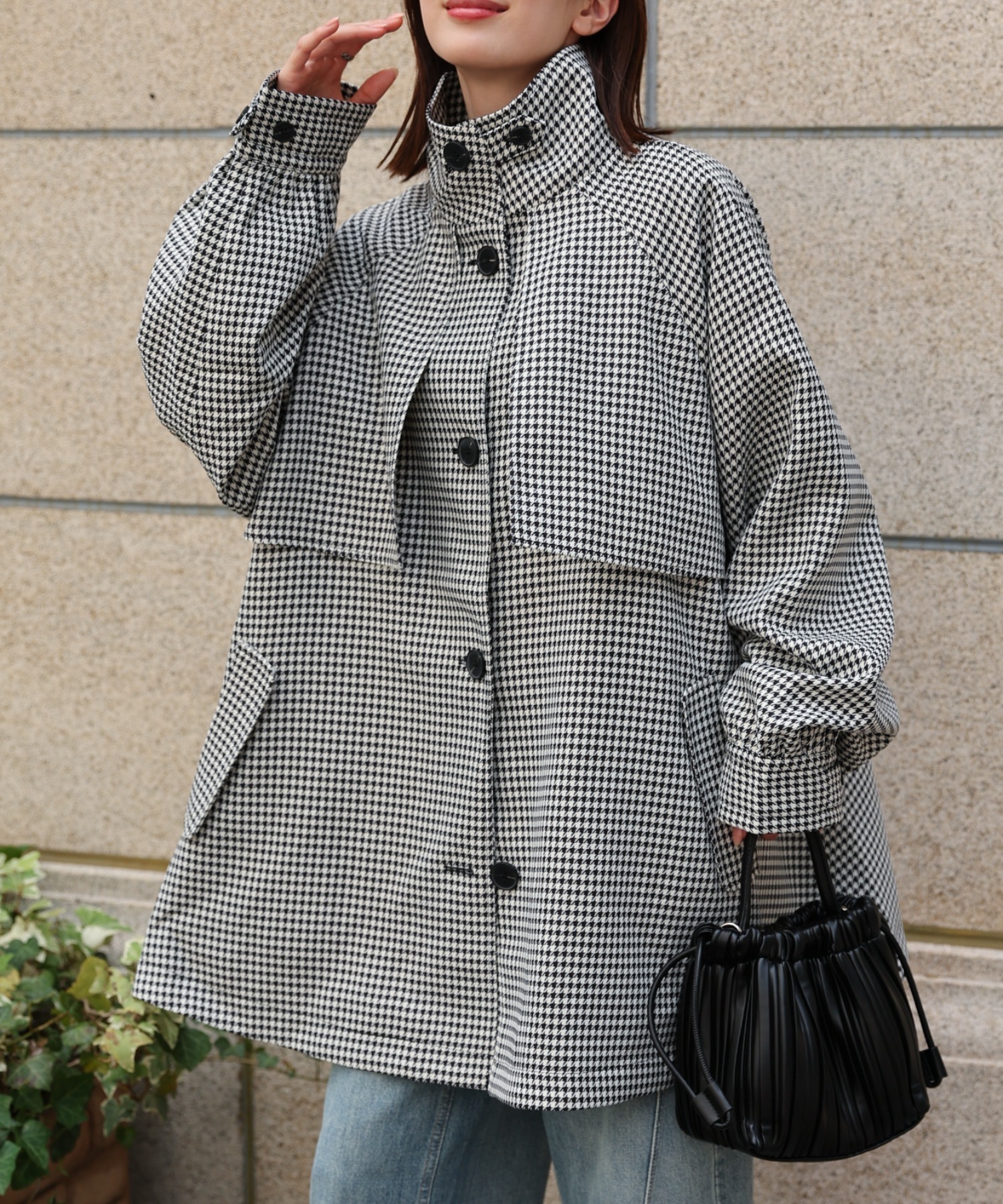 model：162cm 着用サイズ：F