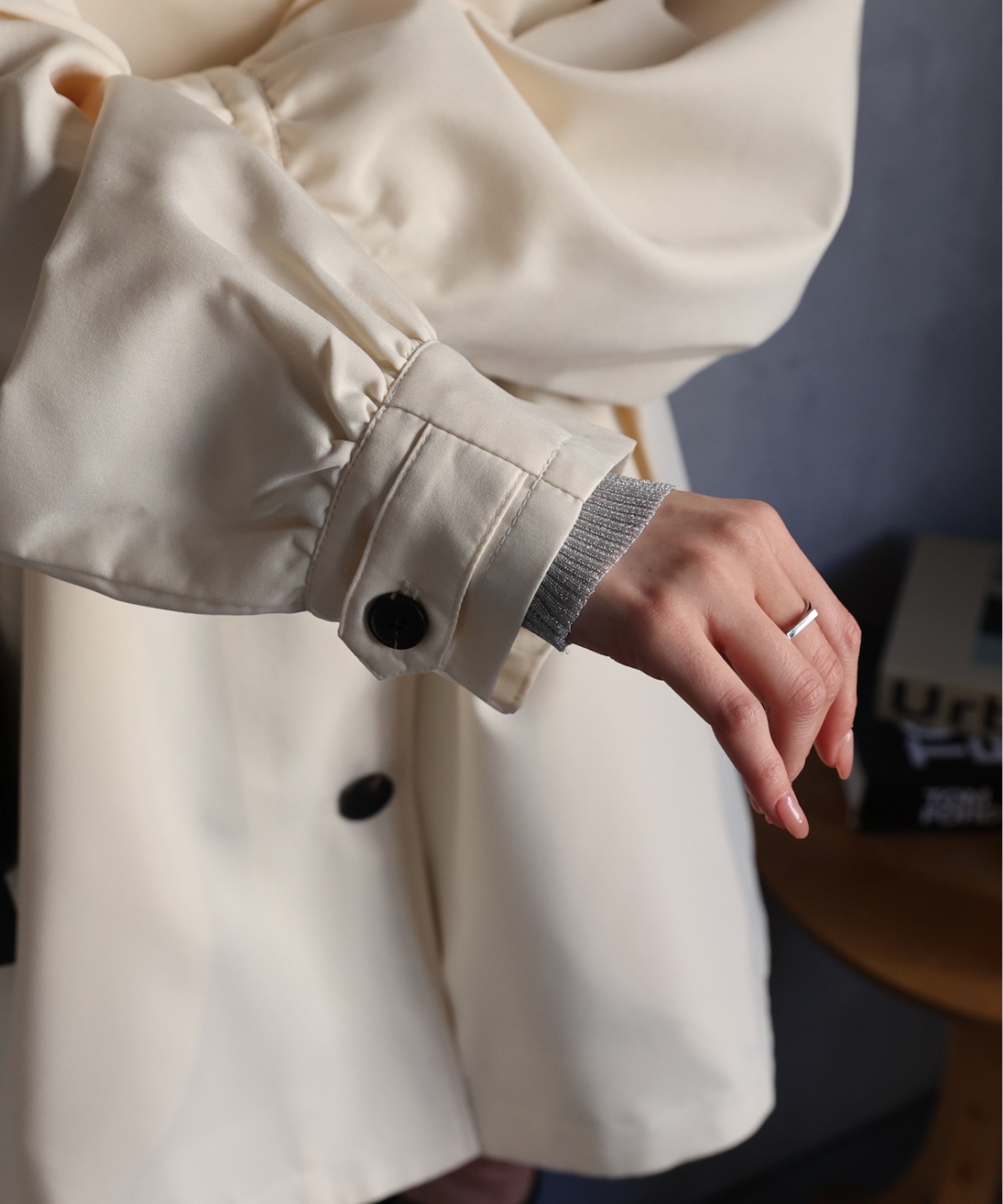 model：162cm 着用サイズ：F