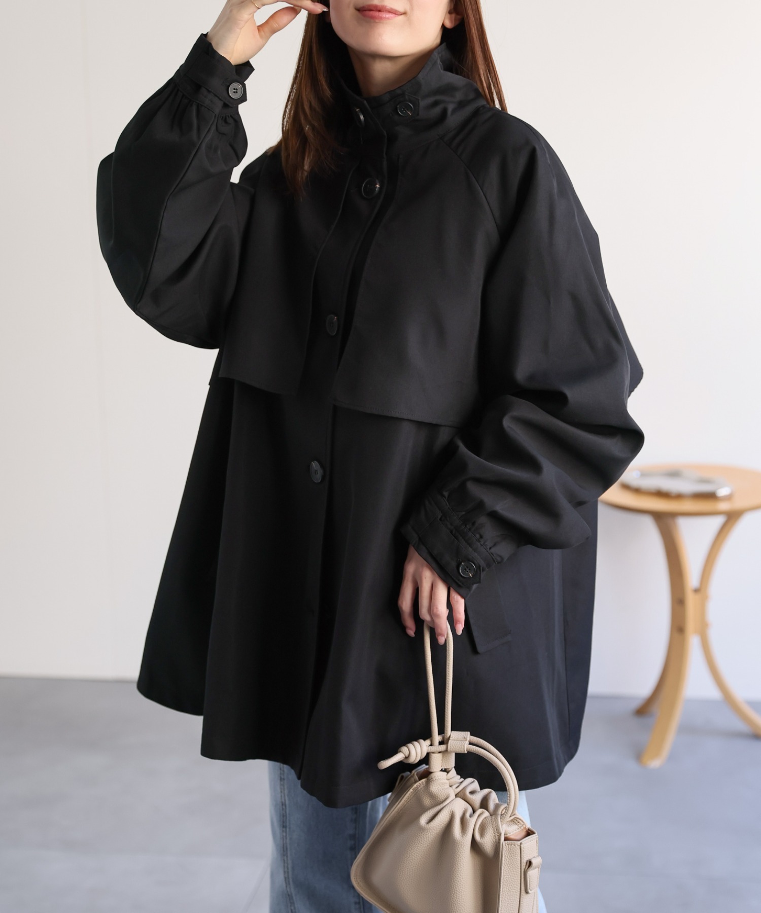 model：162cm 着用サイズ：F