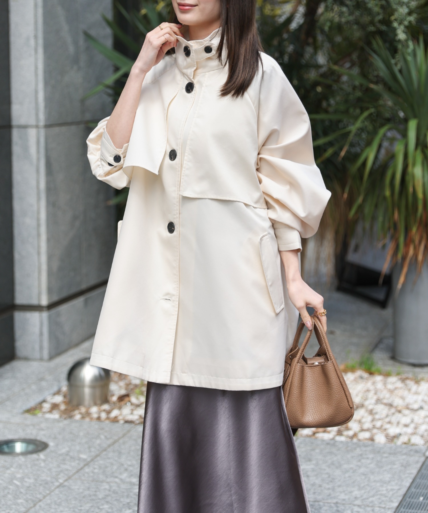 model：162cm 着用サイズ：F