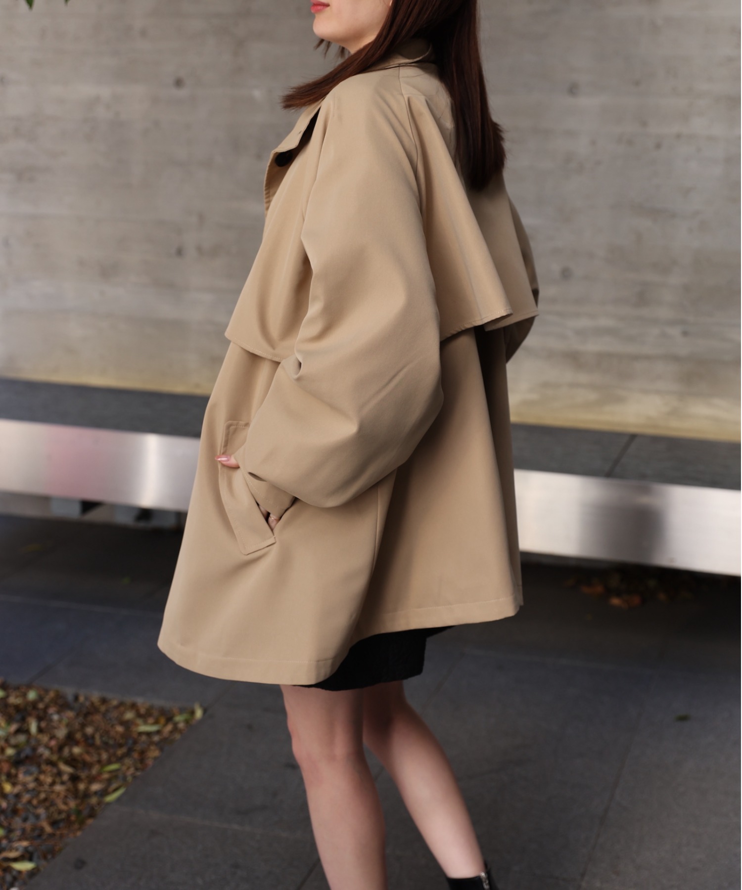 model：162cm 着用サイズ：F