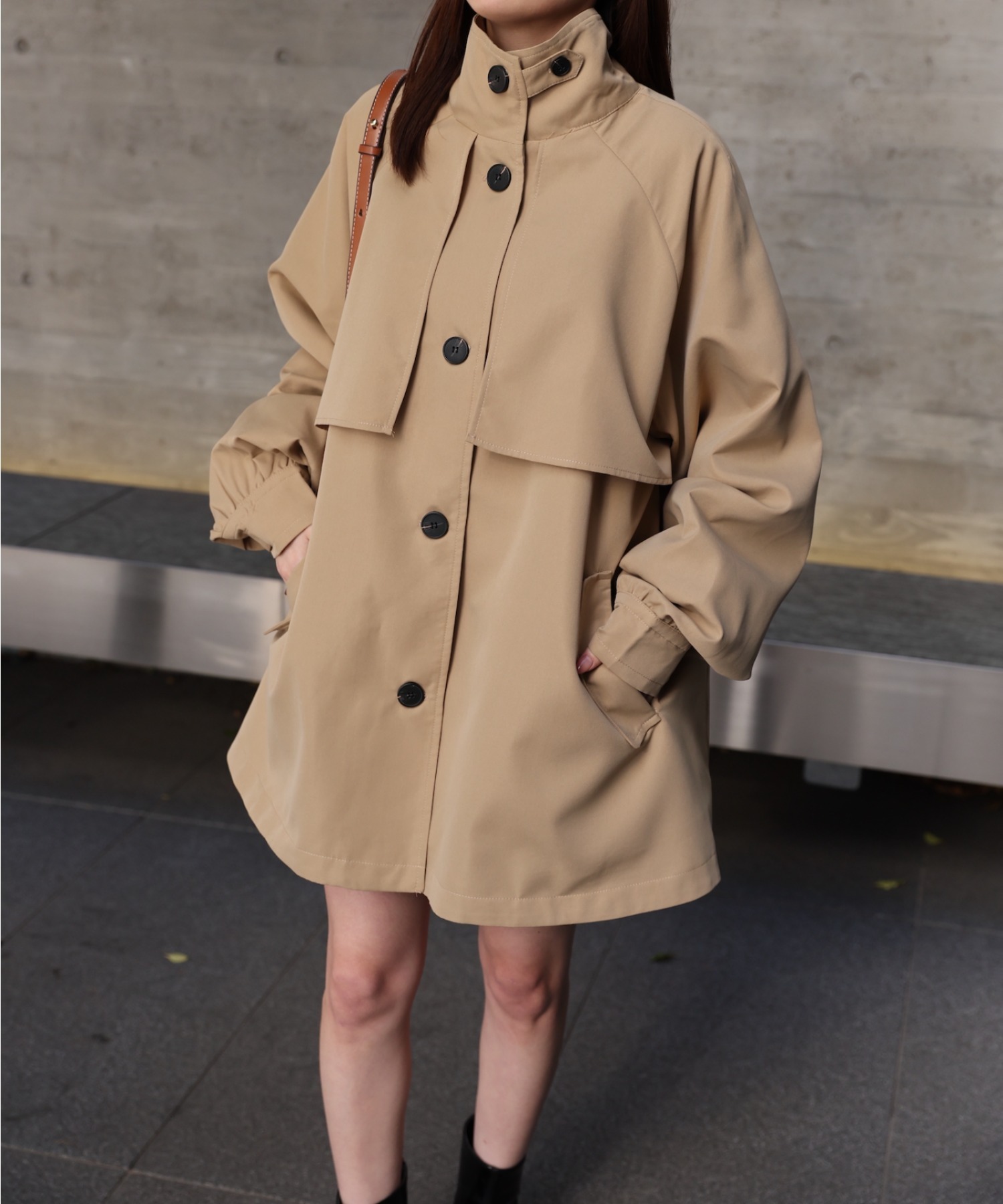 model：162cm 着用サイズ：F