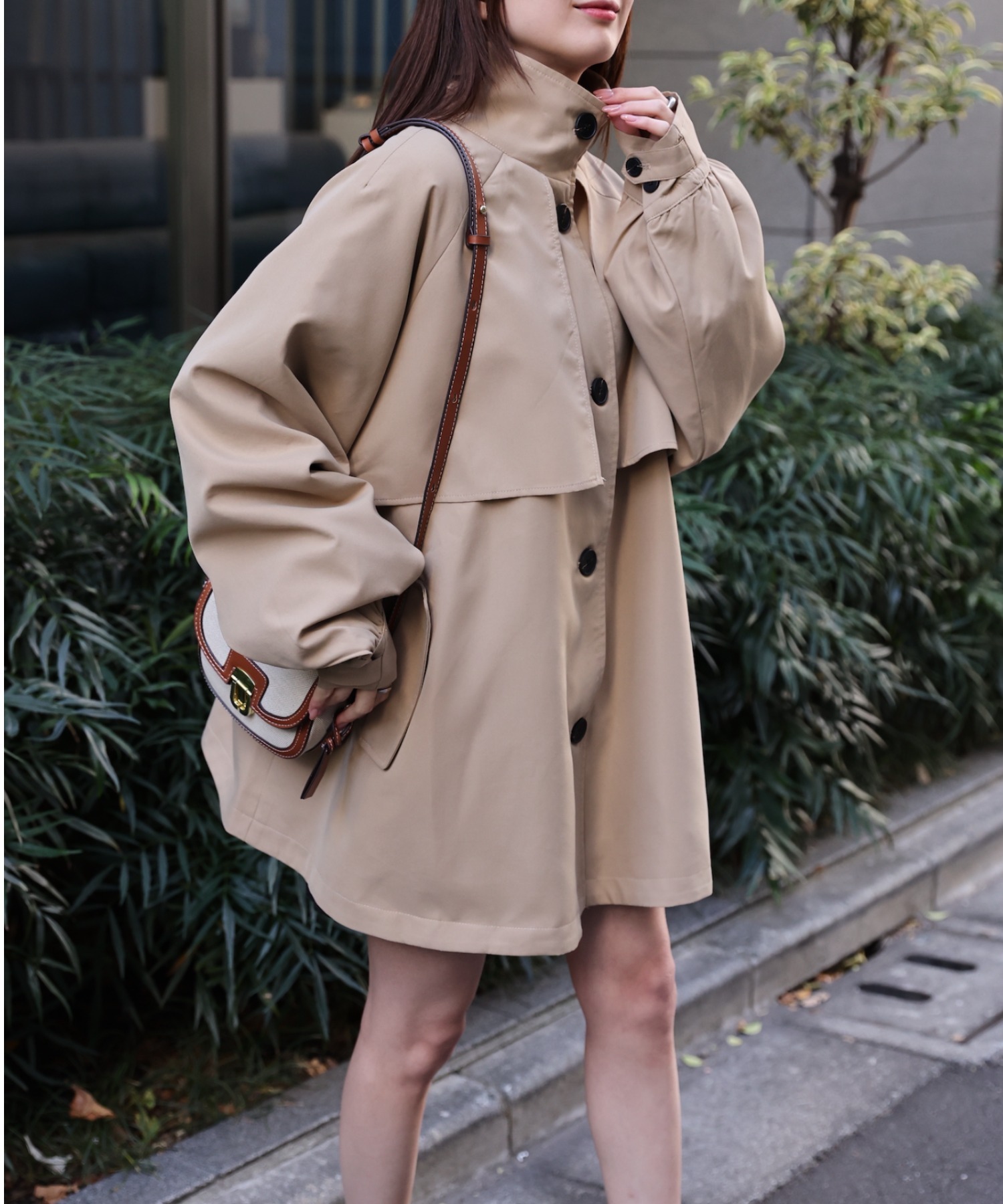 model：162cm 着用サイズ：F