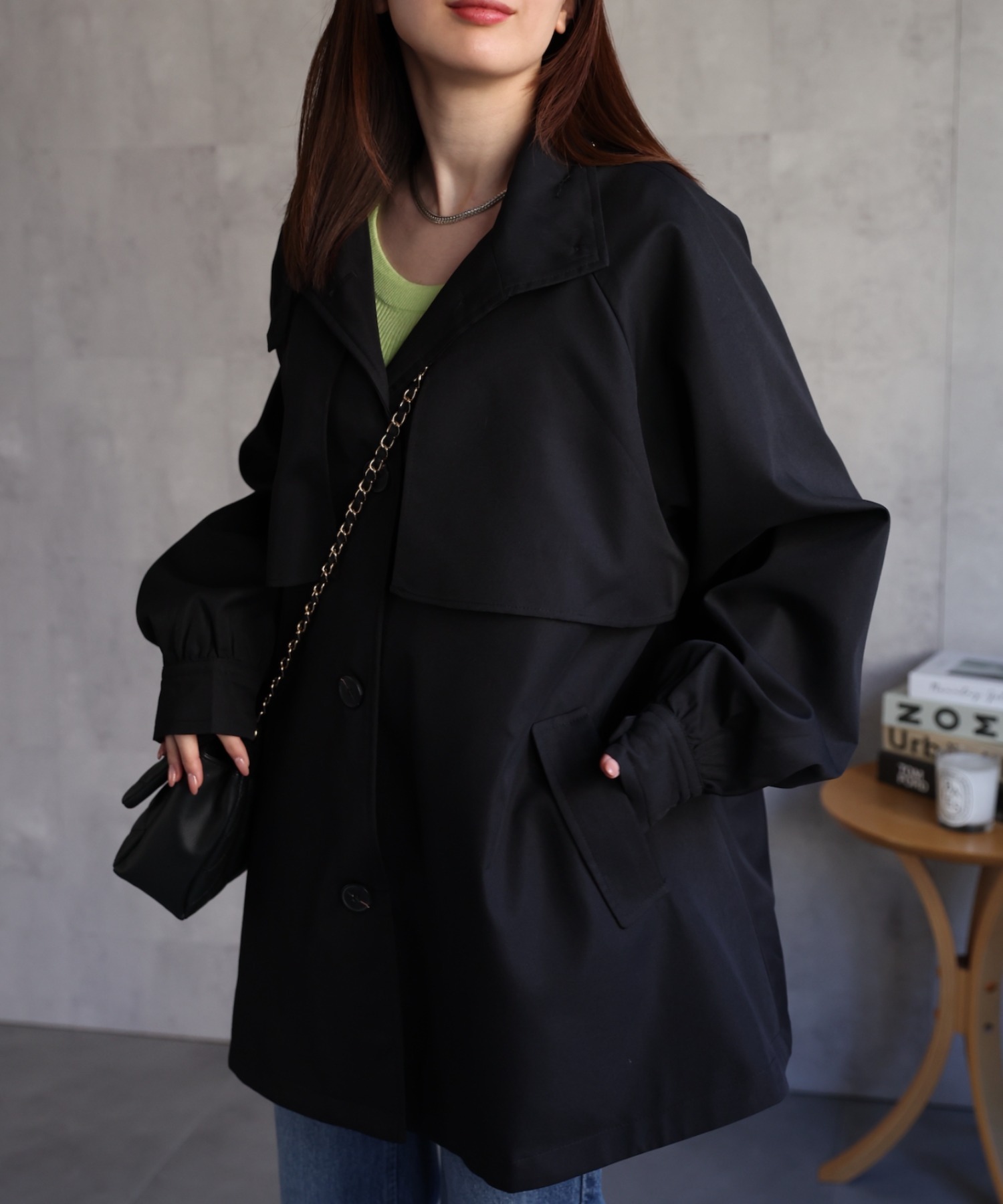 model：162cm 着用サイズ：F