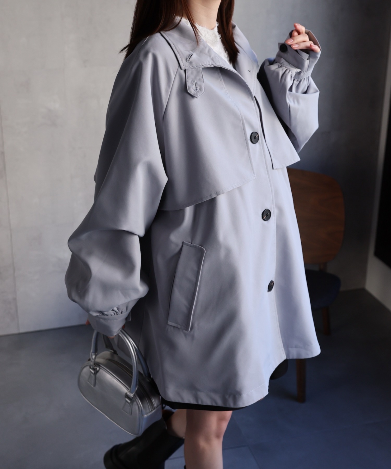 model：162cm 着用サイズ：F