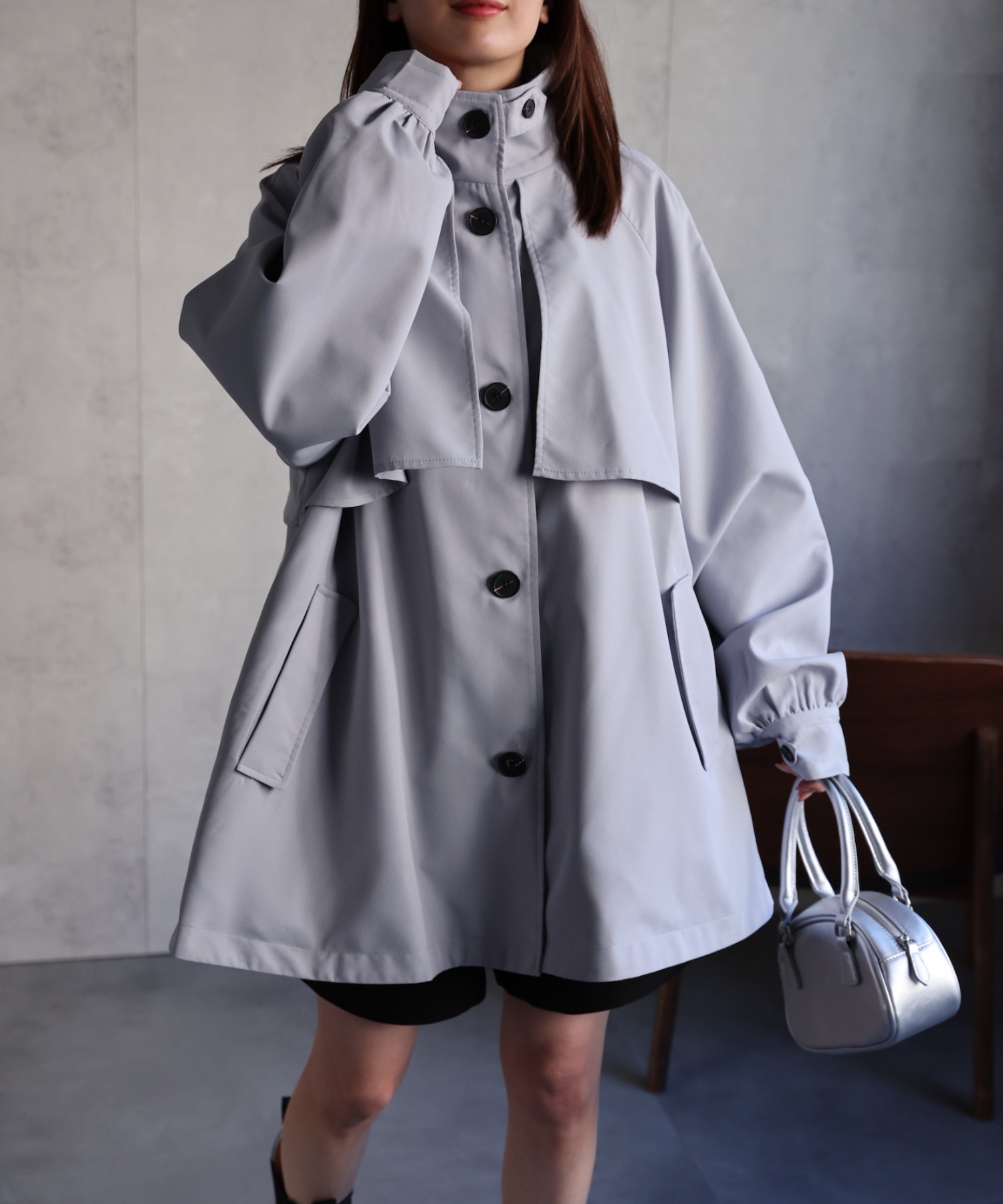 model：162cm 着用サイズ：F