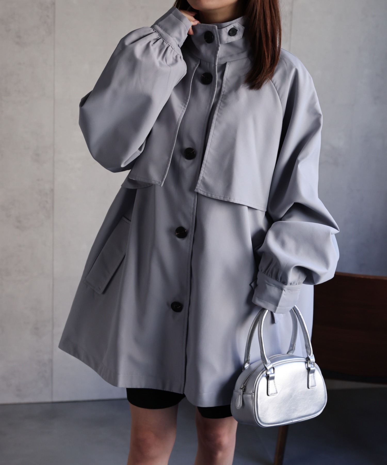 model：162cm 着用サイズ：F