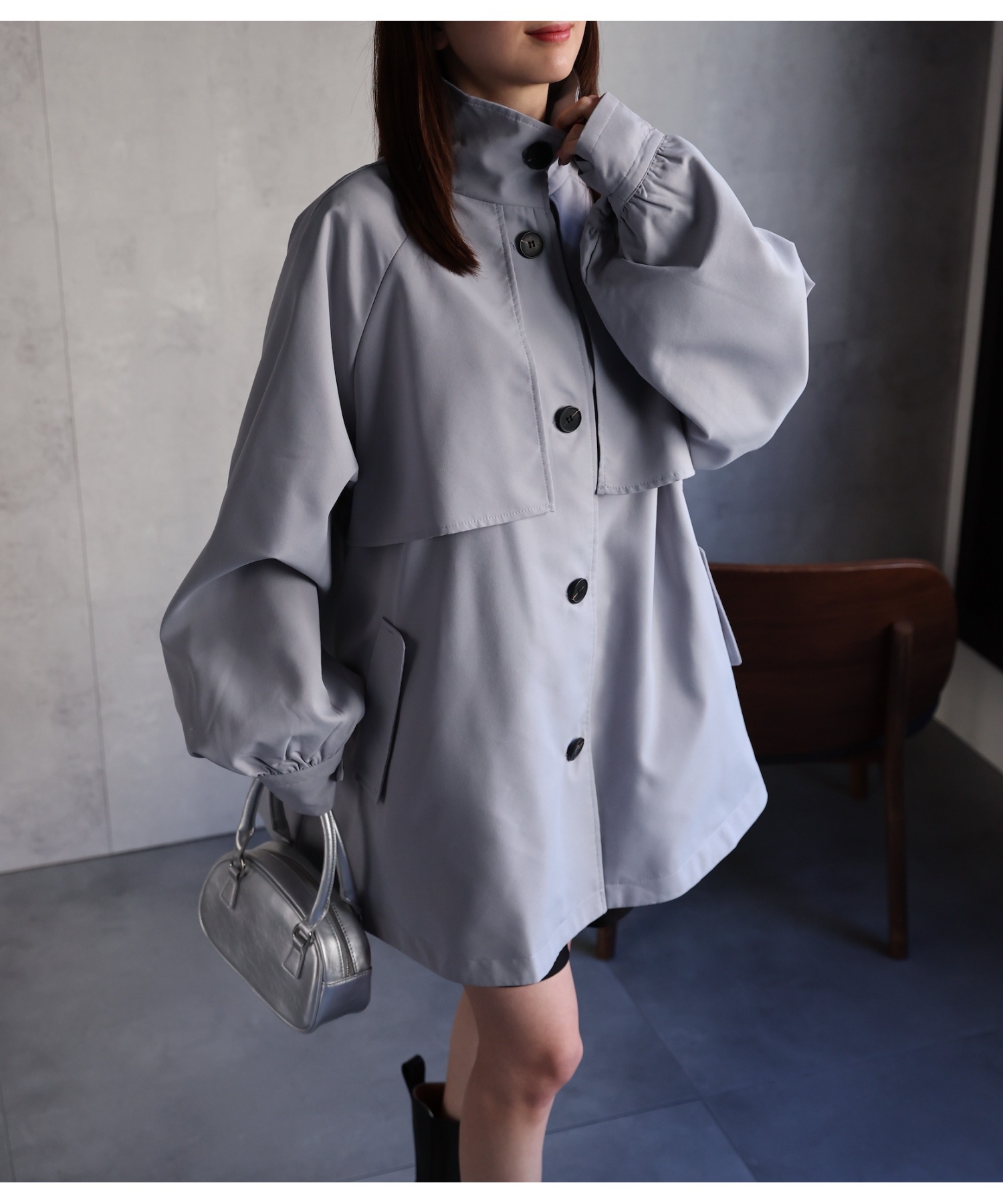 model：162cm 着用サイズ：F
