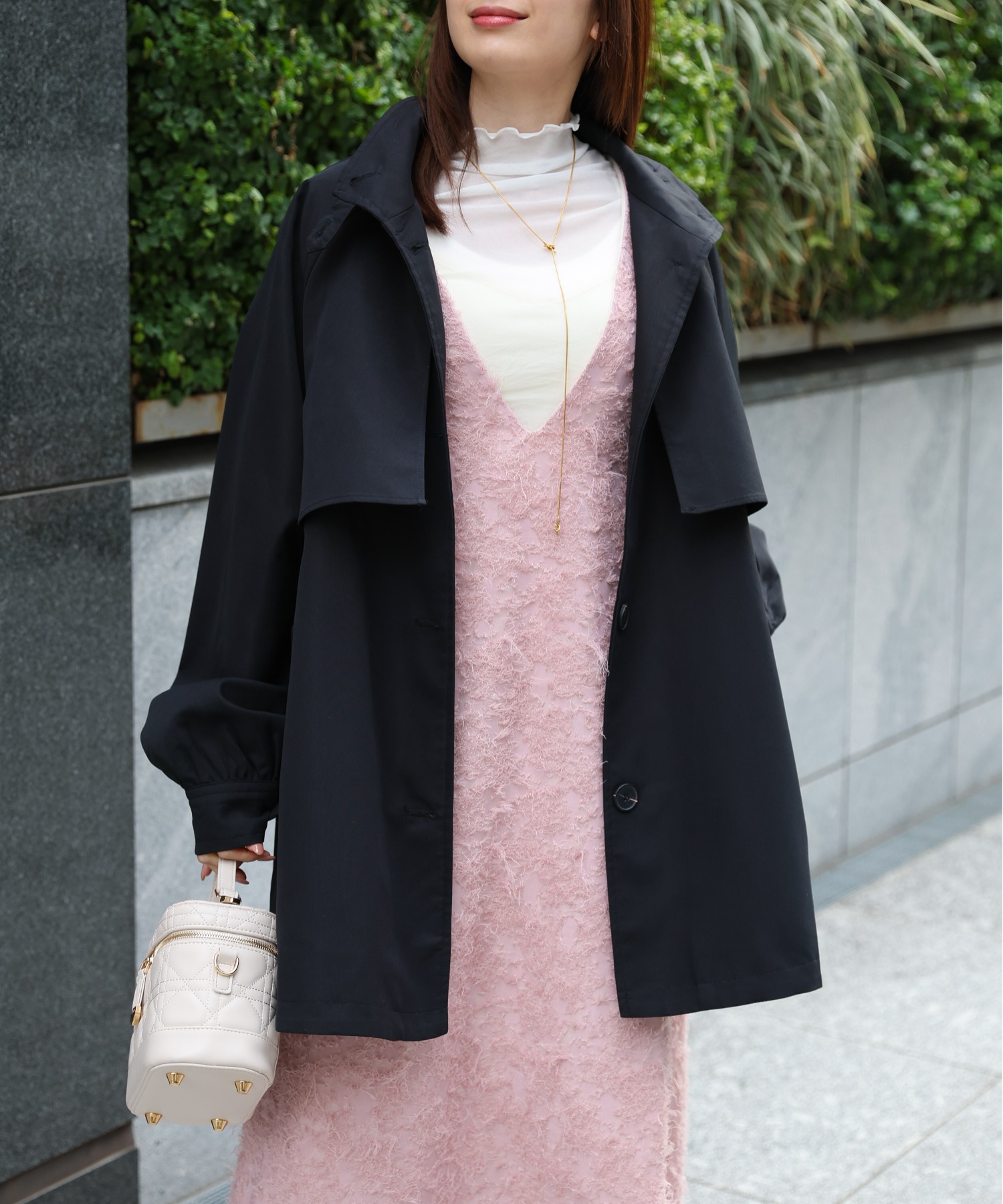 model：162cm 着用サイズ：F