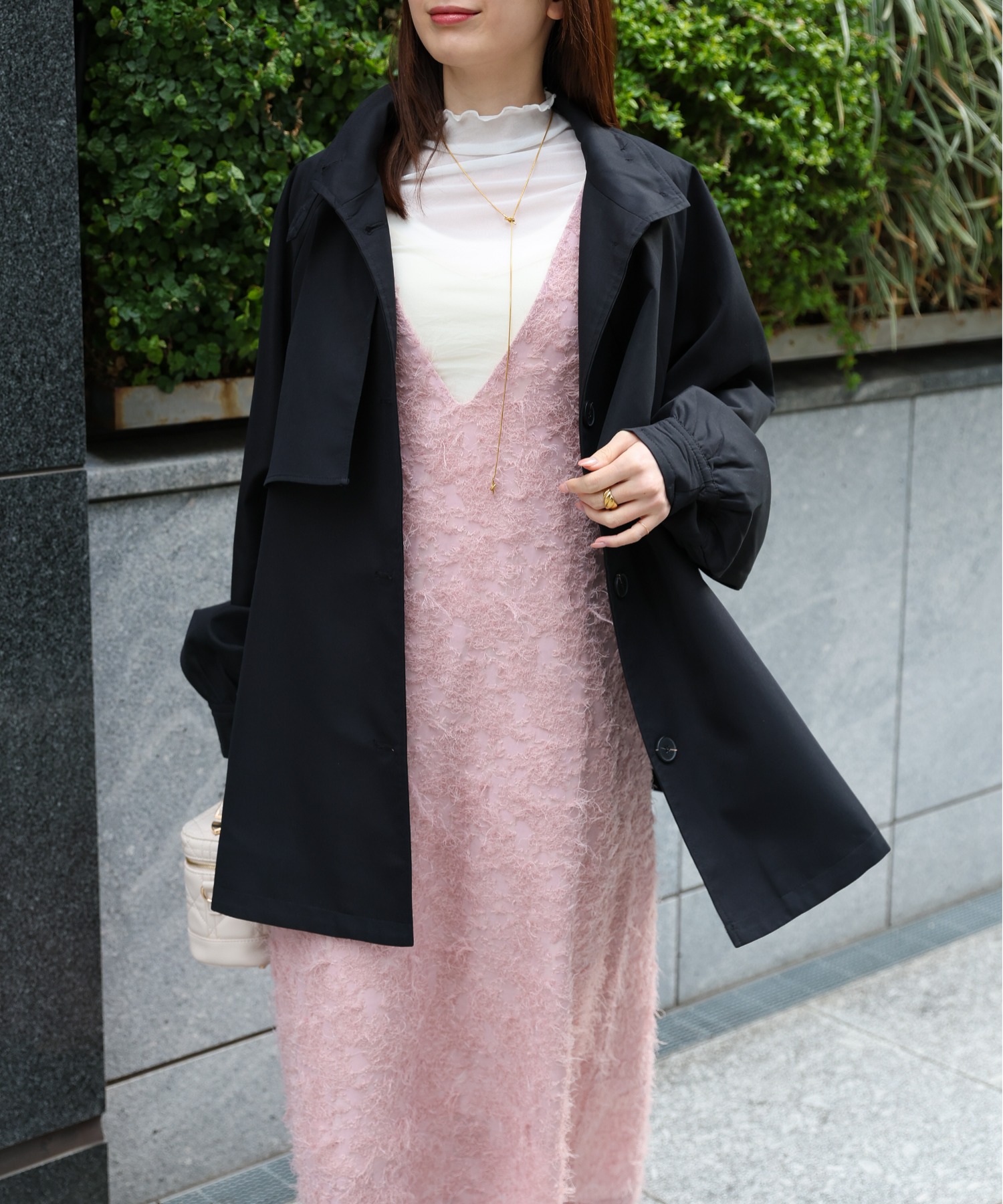 model：162cm 着用サイズ：F