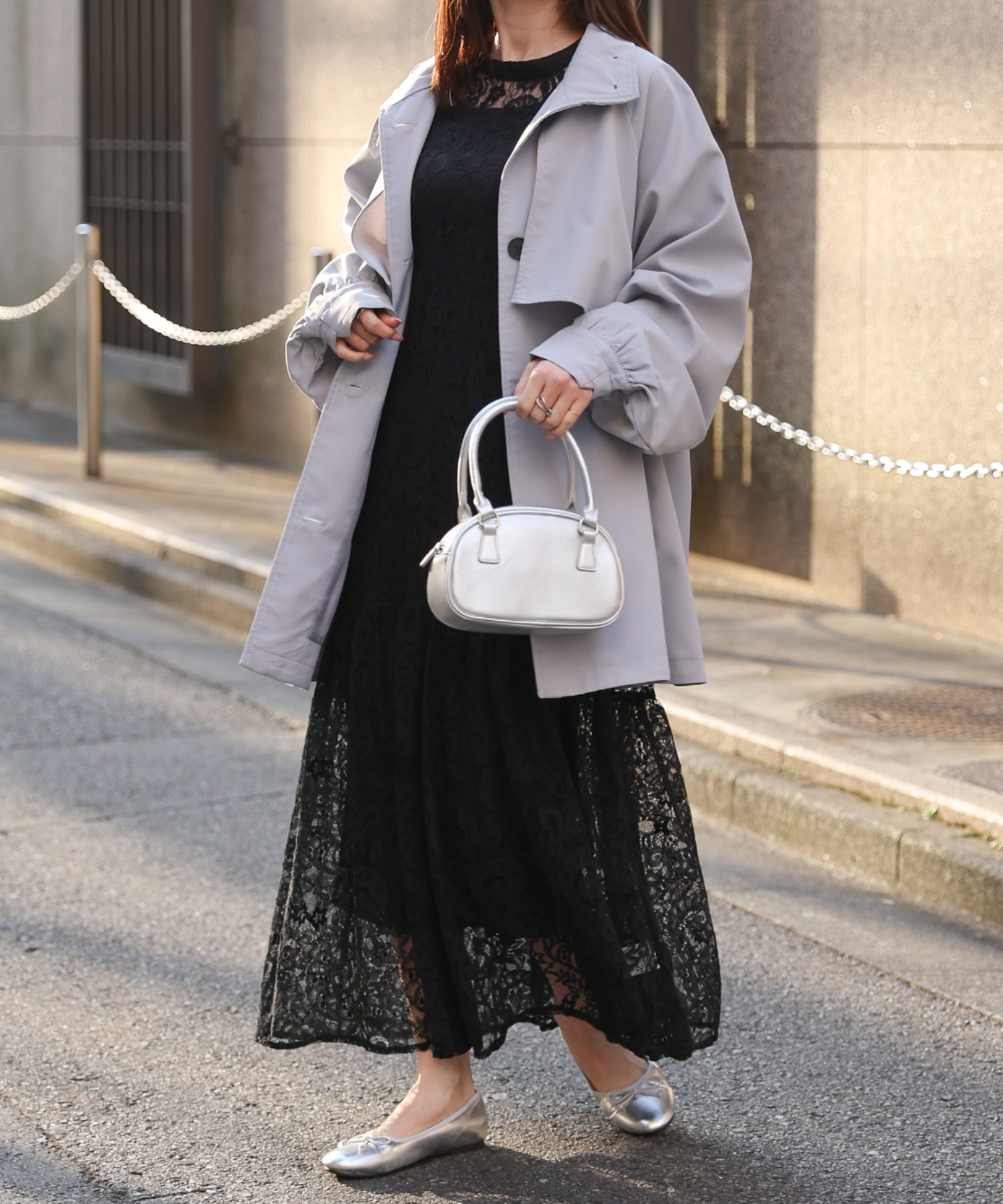 model：162cm 着用サイズ：F