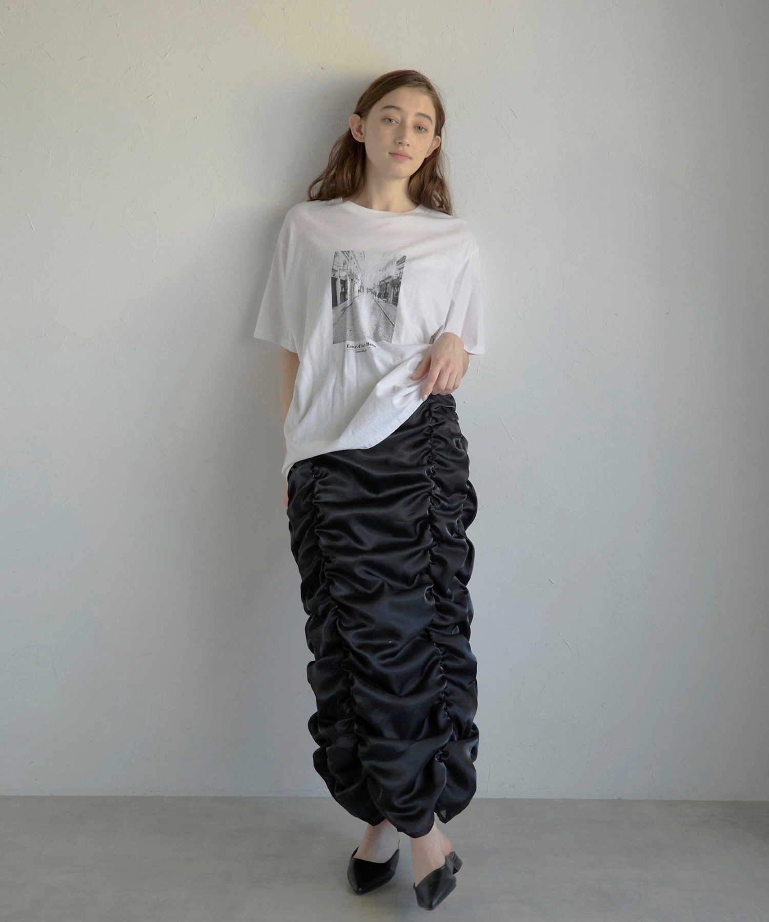 model：H164 着用サイズ：FREE