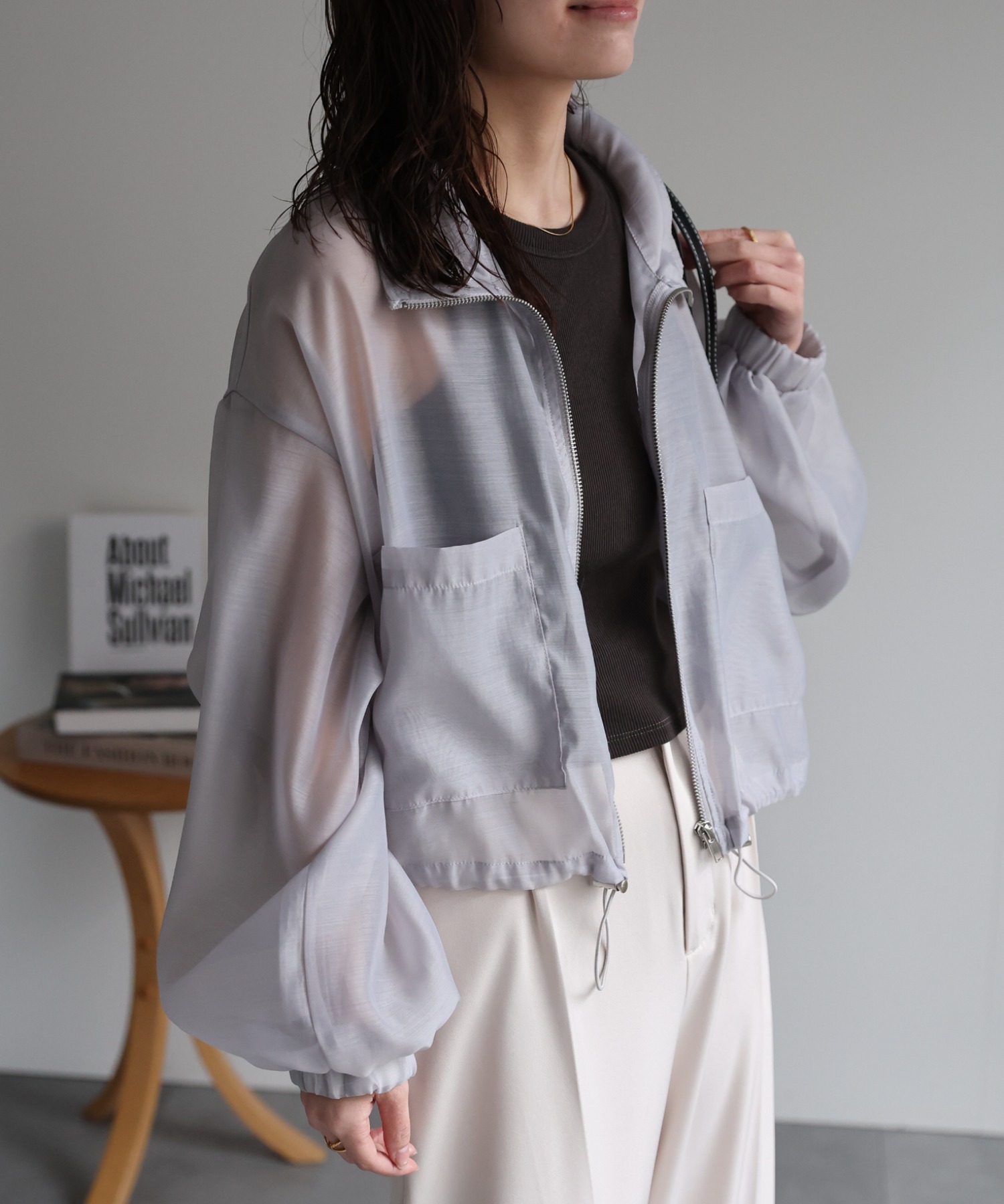 model：156cm 着用サイズ：FREE