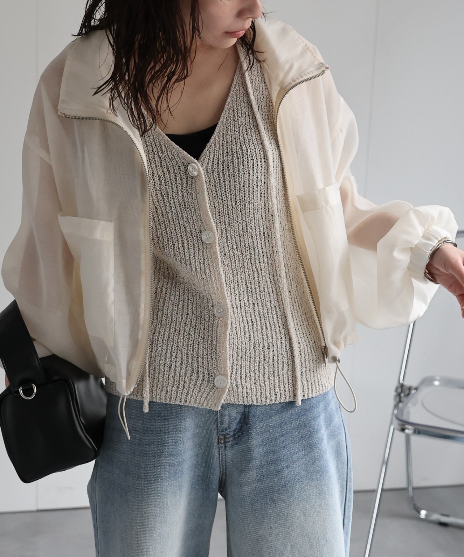 model：156cm 着用サイズ：FREE