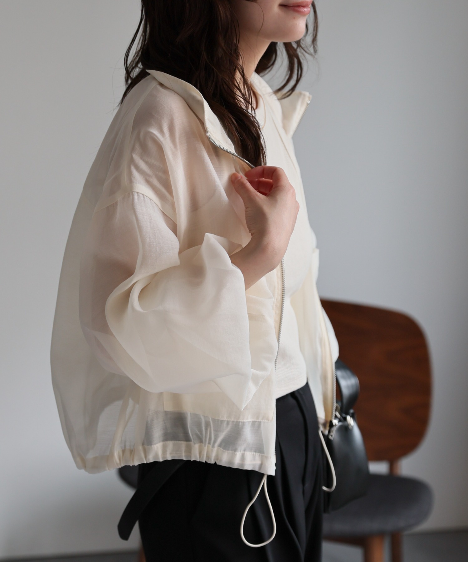 model：156cm 着用サイズ：FREE