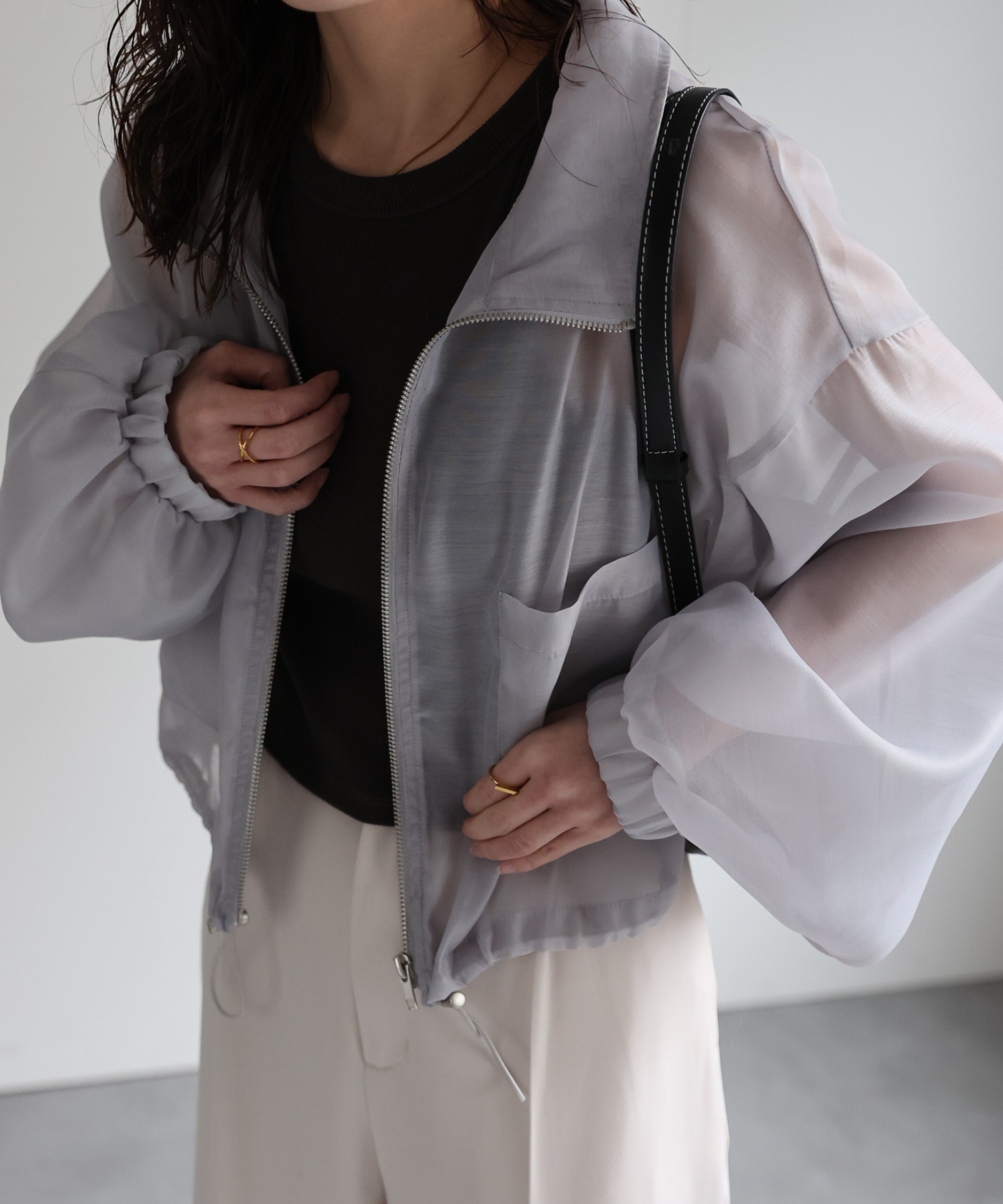 model：156cm 着用サイズ：FREE